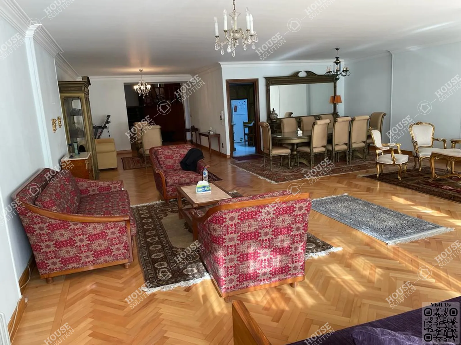 RECEPTION  @ Apartments For Rent In Maadi Maadi Sarayat Area: 180 m² consists of 3 Bedrooms 3 Bathrooms Furnished 5 stars #3595-0