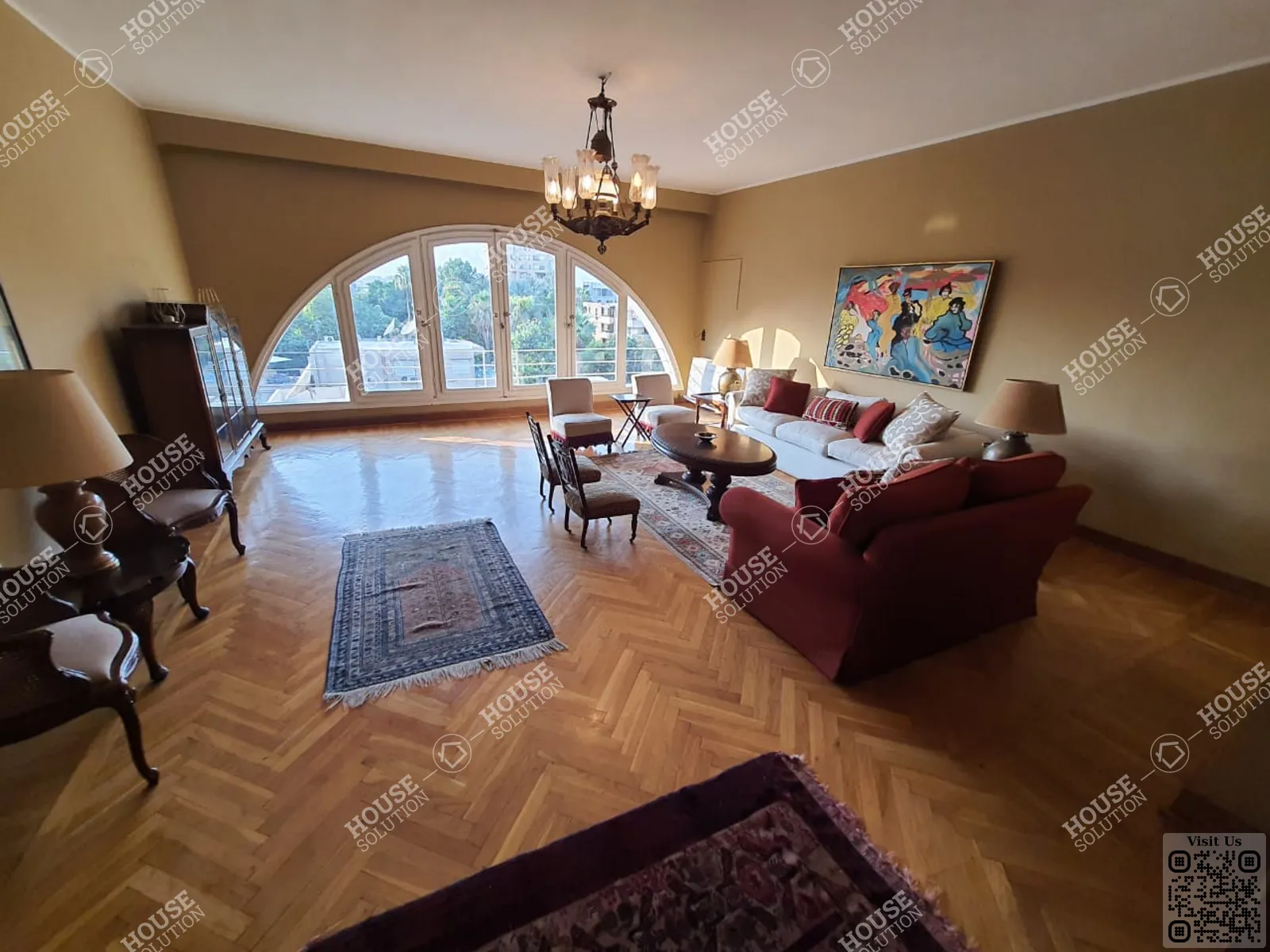 RECEPTION @ Apartments For Rent In Maadi Maadi Sarayat Area: 180 m² consists of 3 Bedrooms 2 Bathrooms Modern furnished 5 stars #3806-0