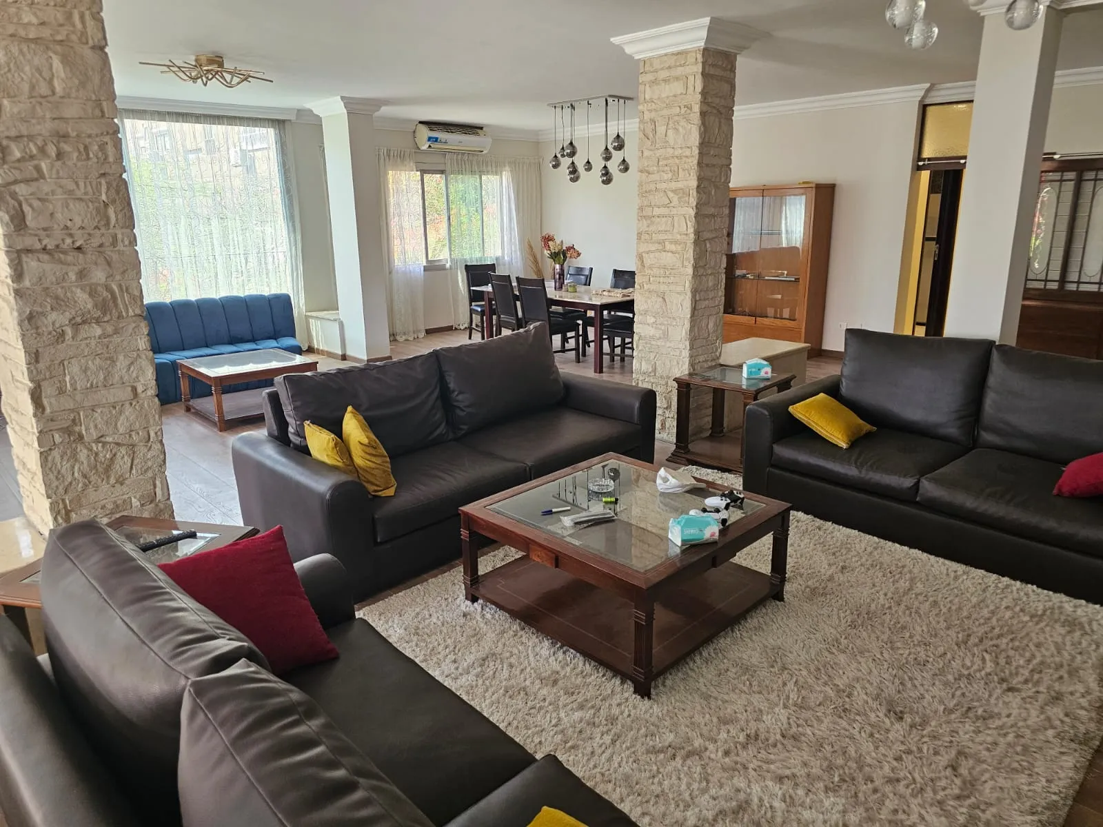 Apartments For Sale In Maadi Maadi Sarayat Area: 220 m² consists of 4 Bedrooms 3 Bathrooms Furnished 5 stars #3838