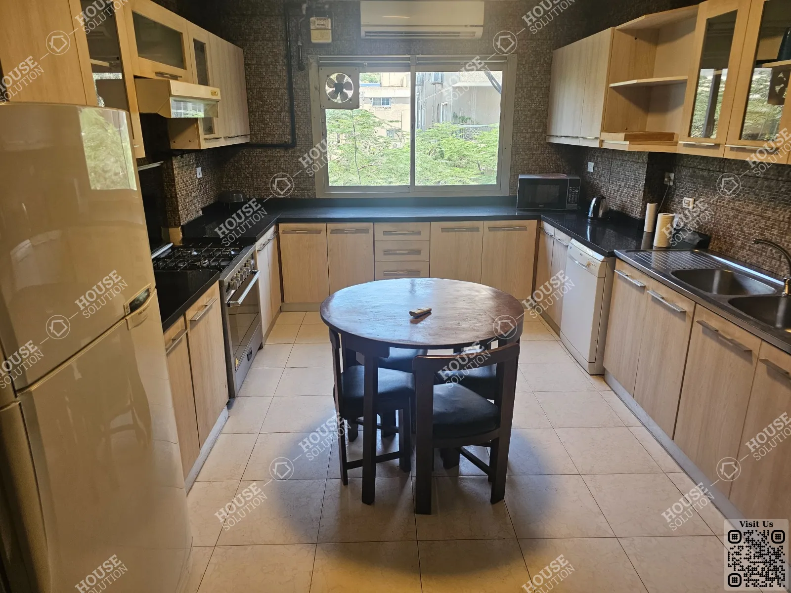 KITCHEN @ Apartments For Rent In Maadi Maadi Sarayat Area: 220 m² consists of 4 Bedrooms 3 Bathrooms Furnished 5 stars #3838-2