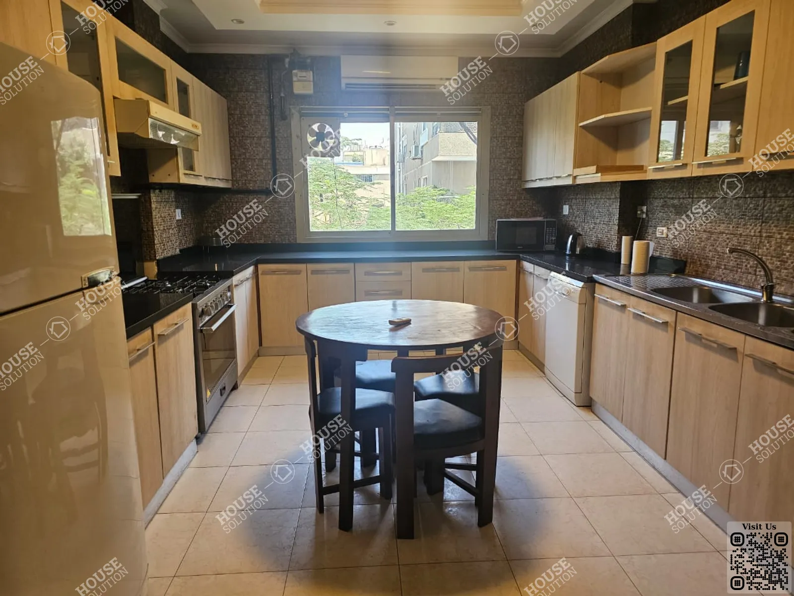 مطبخ	 @ شقق للإيجار في المعادي سرايات المعادي مساحة: 220 م² تتكون من 4 غرفة 3 حمام مفروش 5 نجوم #3838-1