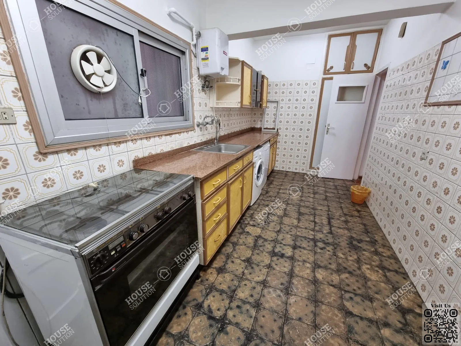 KITCHEN  @ Apartments For Rent In Maadi Maadi Sarayat Area: 200 m² consists of 3 Bedrooms 2 Bathrooms Furnished 5 stars #3842-1