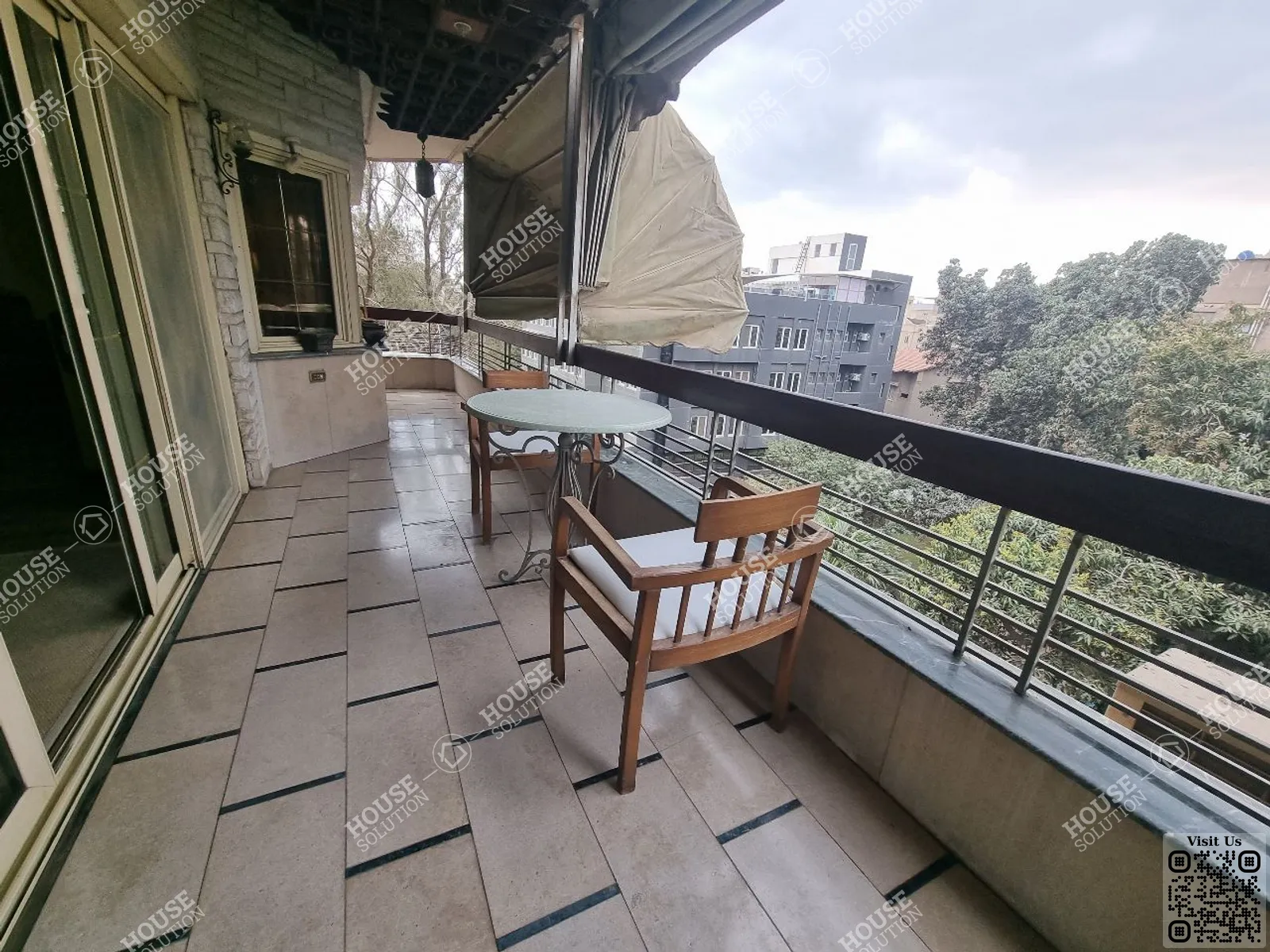 BALCONY  @ Apartments For Rent In Maadi Maadi Sarayat Area: 200 m² consists of 3 Bedrooms 2 Bathrooms Furnished 5 stars #3848-1