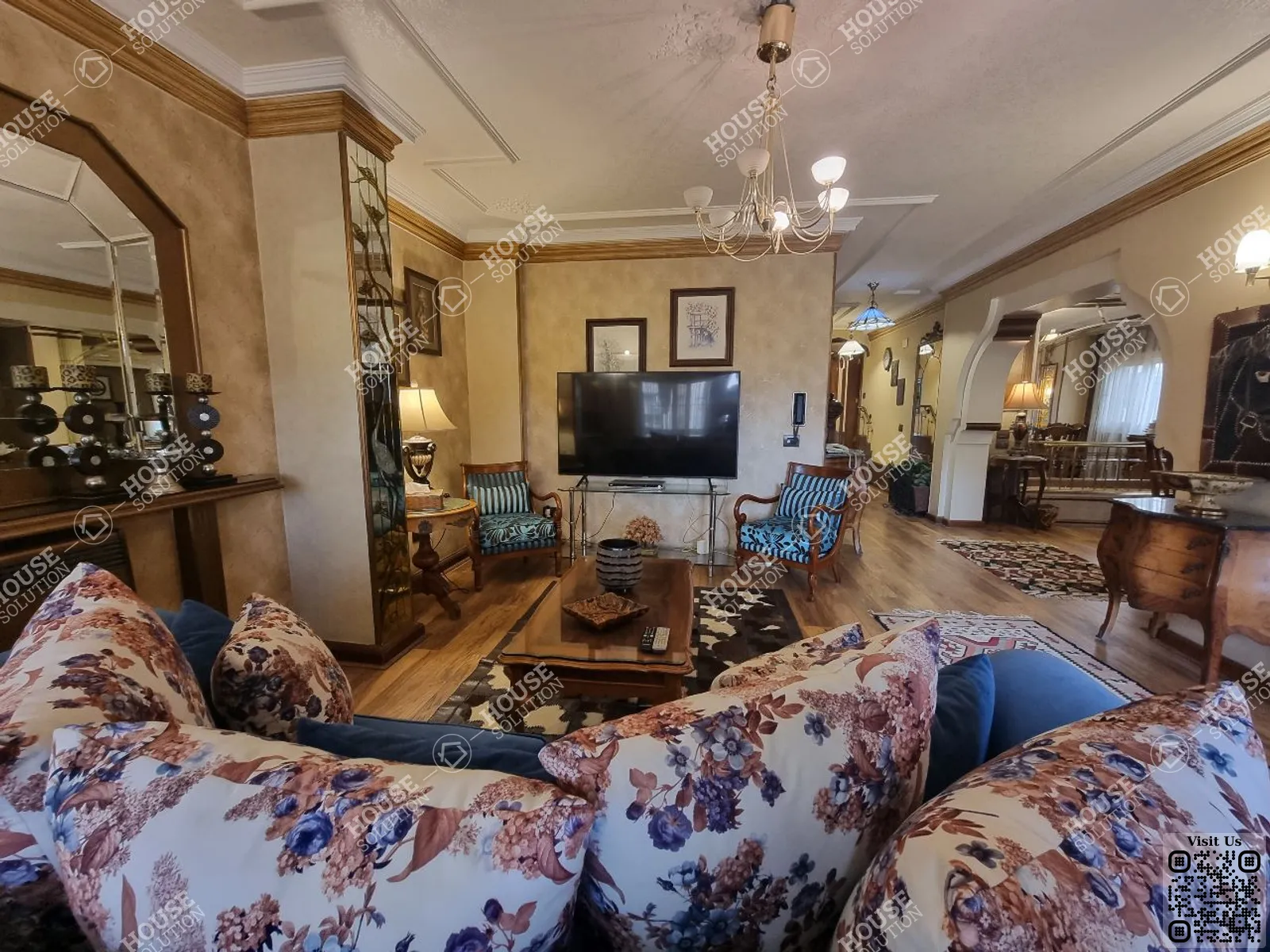 RECEPTION  @ Apartments For Rent In Maadi Maadi Sarayat Area: 200 m² consists of 3 Bedrooms 2 Bathrooms Furnished 5 stars #3848-0