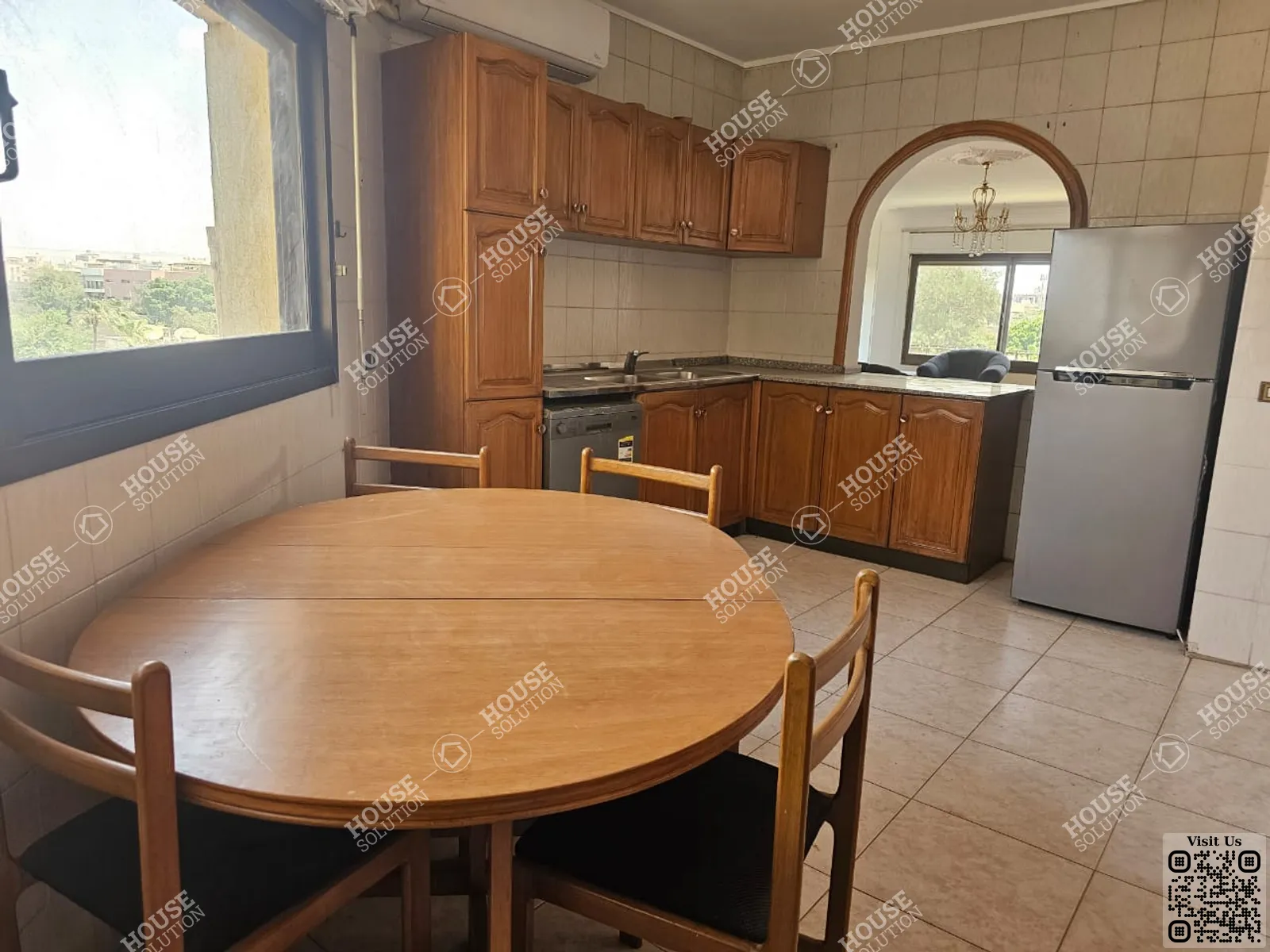 KITCHEN  @ Apartments For Rent In Maadi Maadi Sarayat Area: 220 m² consists of 3 Bedrooms 3 Bathrooms Furnished 5 stars #3862-1