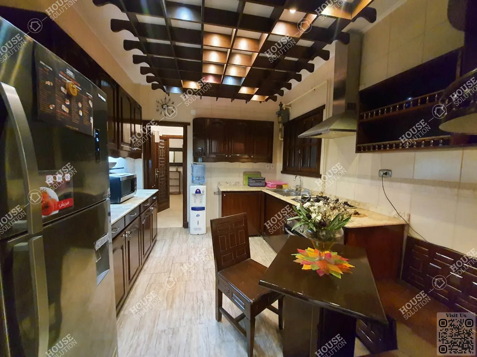 KITCHEN @ Apartments For Rent In Maadi Maadi Sarayat Area: 180 m² consists of 3 Bedrooms 2 Bathrooms Modern furnished 5 stars #3874-2