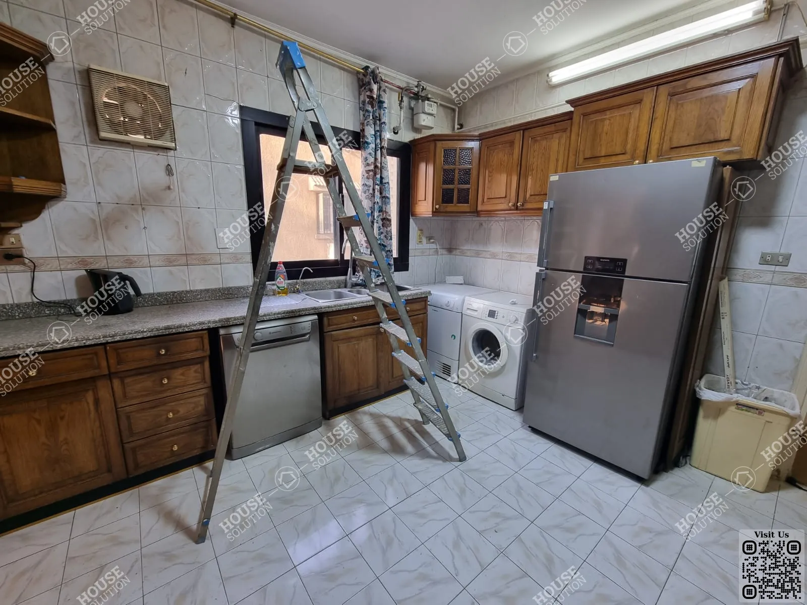 مطبخ	 @ شقق للإيجار في المعادي سرايات المعادي مساحة: 200 م² تتكون من 3 غرفة 3 حمام مفروش 5 نجوم #3915-1