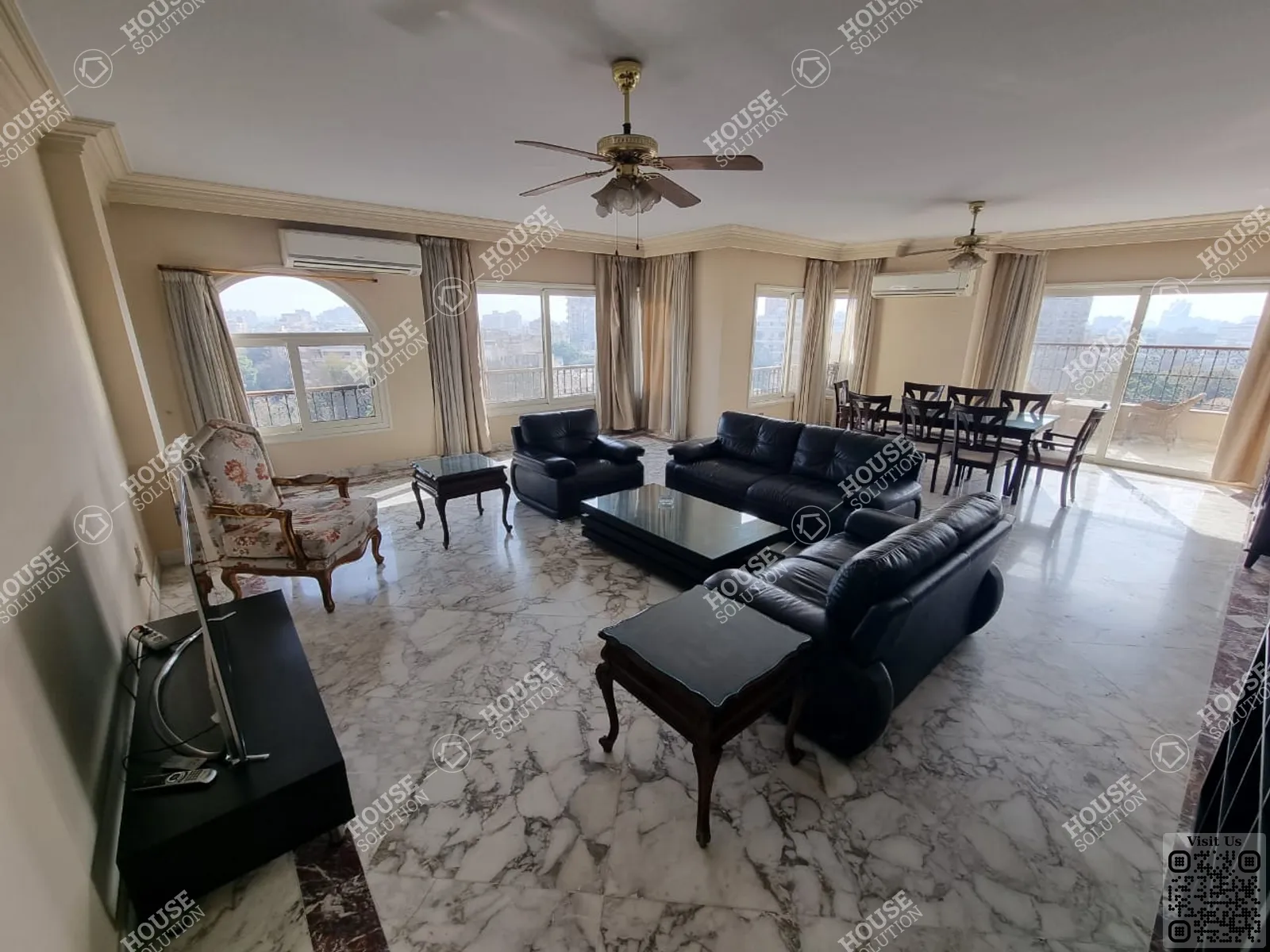 RECEPTION  @ Apartments For Rent In Maadi Maadi Degla Area: 300 m² consists of 4 Bedrooms 4 Bathrooms Modern furnished 5 stars #3955-0