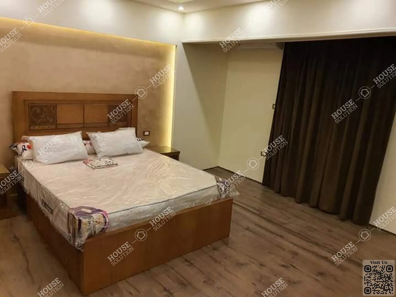 FIRST BEDROOM  @ Apartments For Rent In Maadi Maadi Degla Area: 126 m² consists of 2 Bedrooms 2 Bathrooms Modern furnished 5 stars #3977-2