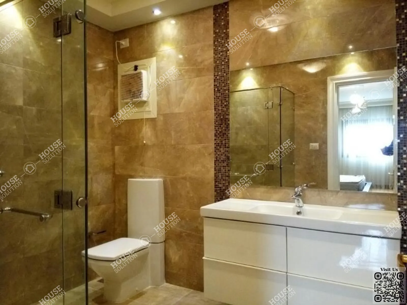 الحمام الرئيسي	 @ شقق للإيجار في المعادي سرايات المعادي مساحة: 250 م² تتكون من 3 غرفة 3 حمام مفروش مودرن 5 نجوم #3989-2