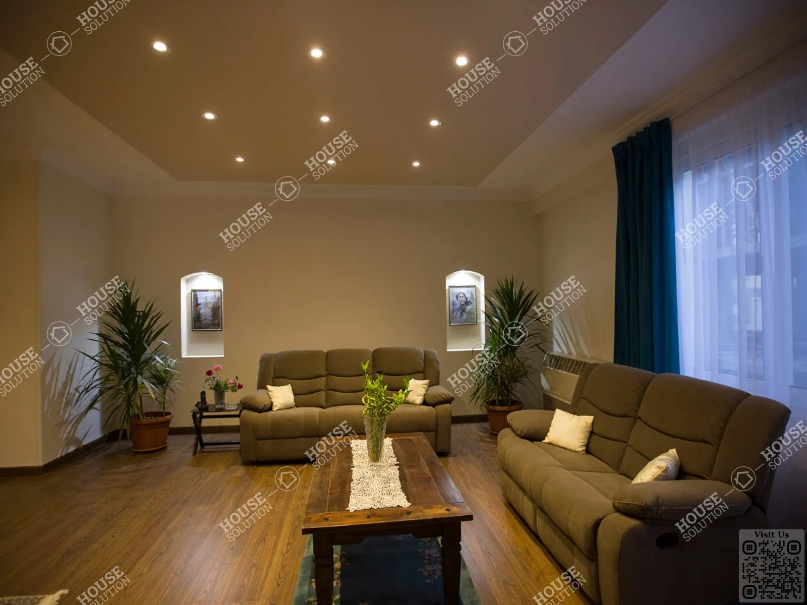 RECEPTION  @ Apartments For Rent In Maadi Maadi Sarayat Area: 200 m² consists of 3 Bedrooms 2 Bathrooms Modern furnished 5 stars #3996-2