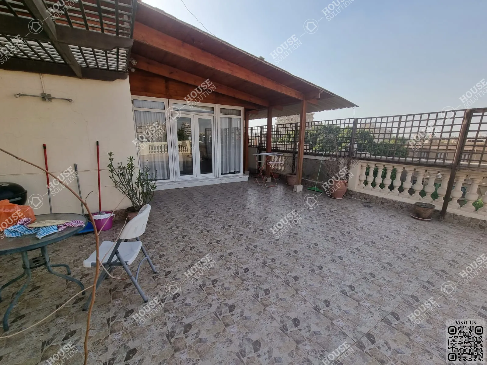 مصطبة	 @ رووف للإيجار في المعادي دجله المعادي مساحة: 120 م² تتكون من 2 غرفة 2 حمام مفروش مودرن 5 نجوم #3998-2