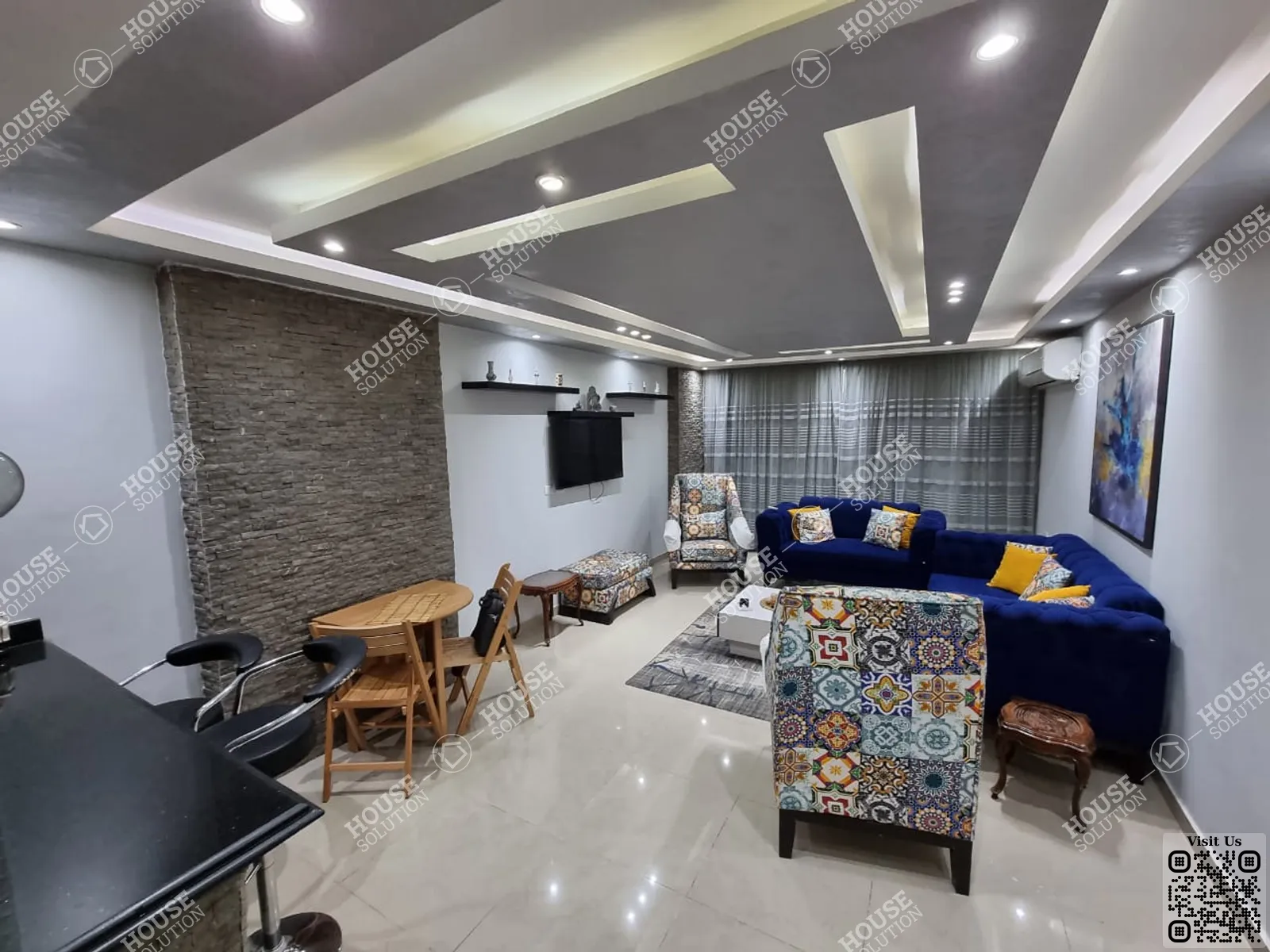 RECEPTION @ Ground Floors For Rent In Maadi Maadi Degla Area: 180 m² consists of 3 Bedrooms 2 Bathrooms Modern furnished 5 stars #4033-2