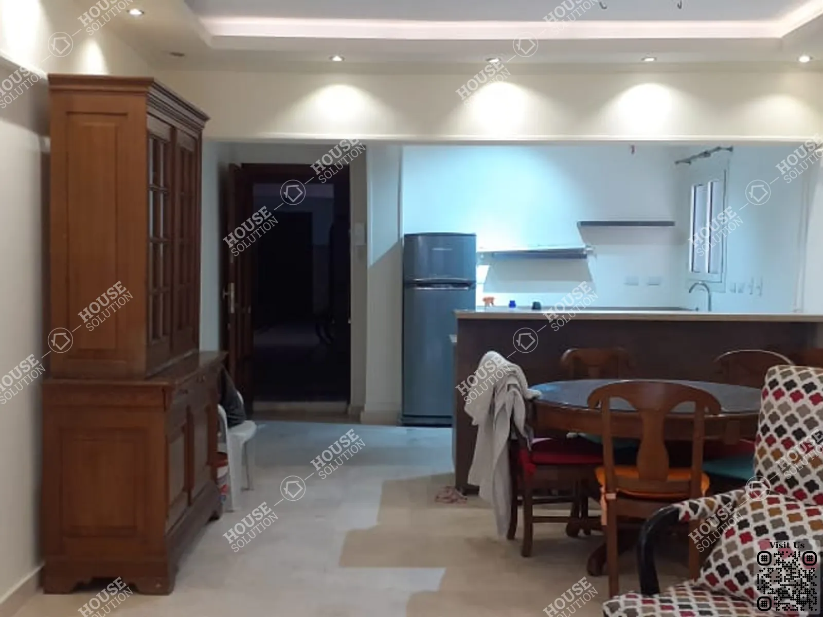 مطبخ @ دور ارضي للإيجار في المعادي دجله المعادي مساحة: 110 م² تتكون من 2 غرفة 2 حمام مفروش مودرن 5 نجوم #4130-1