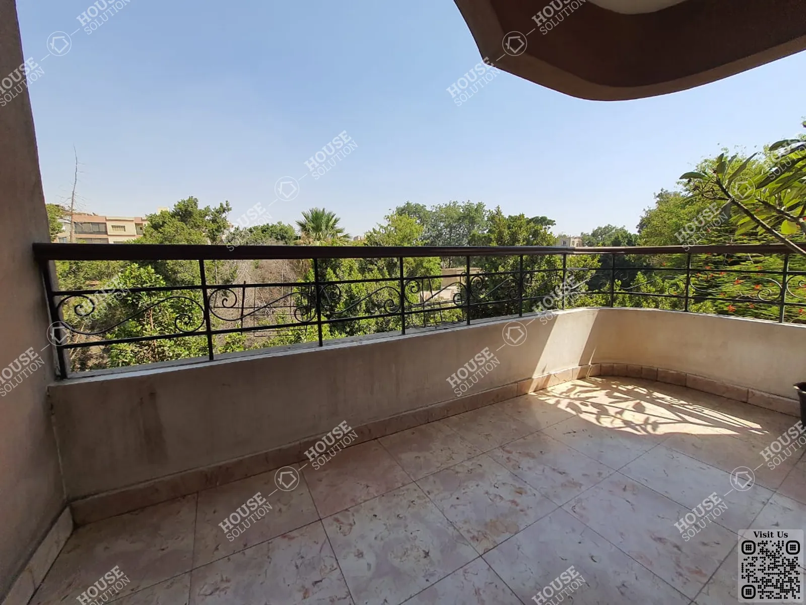 BALCONY  @ Apartments For Rent In Maadi Maadi Sarayat Area: 200 m² consists of 3 Bedrooms 3 Bathrooms Furnished 4 stars #4136-2