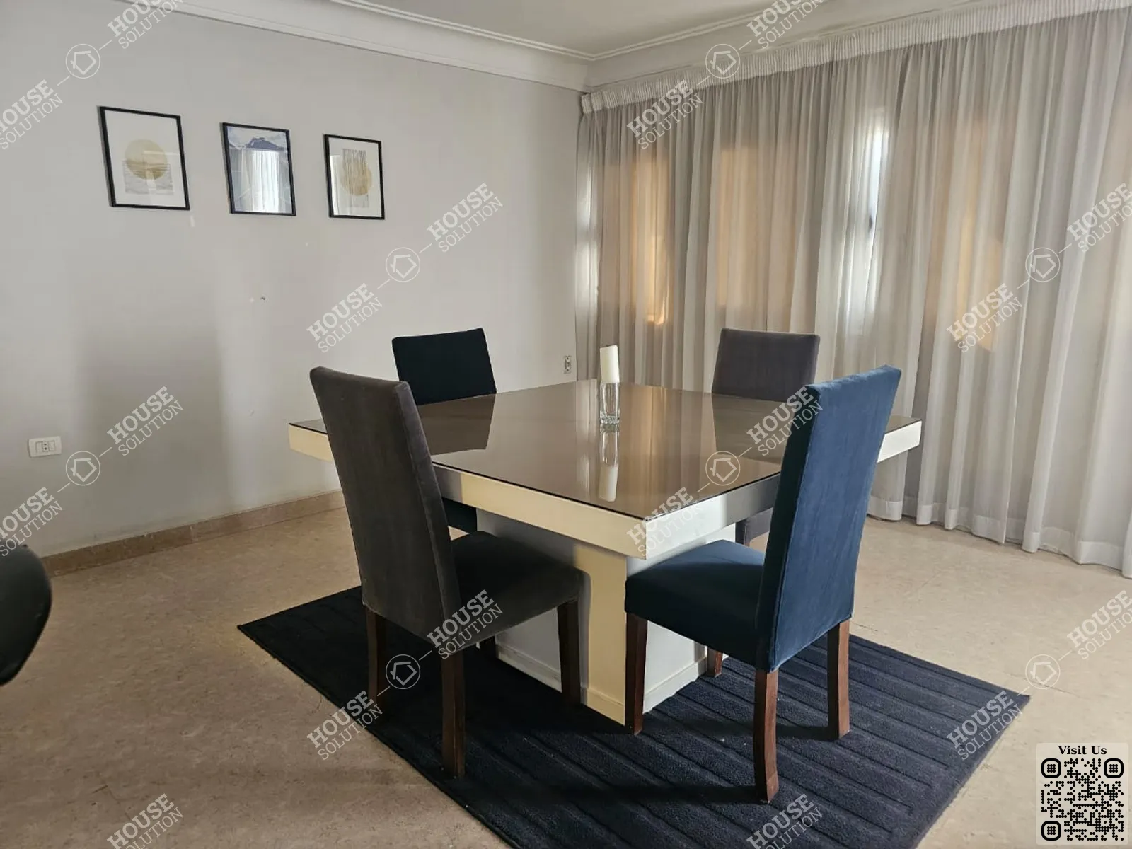 DINING AREA @ Apartments For Rent In Maadi Maadi Degla Area: 130 m² consists of 2 Bedrooms 2 Bathrooms Modern furnished 5 stars #4143-2