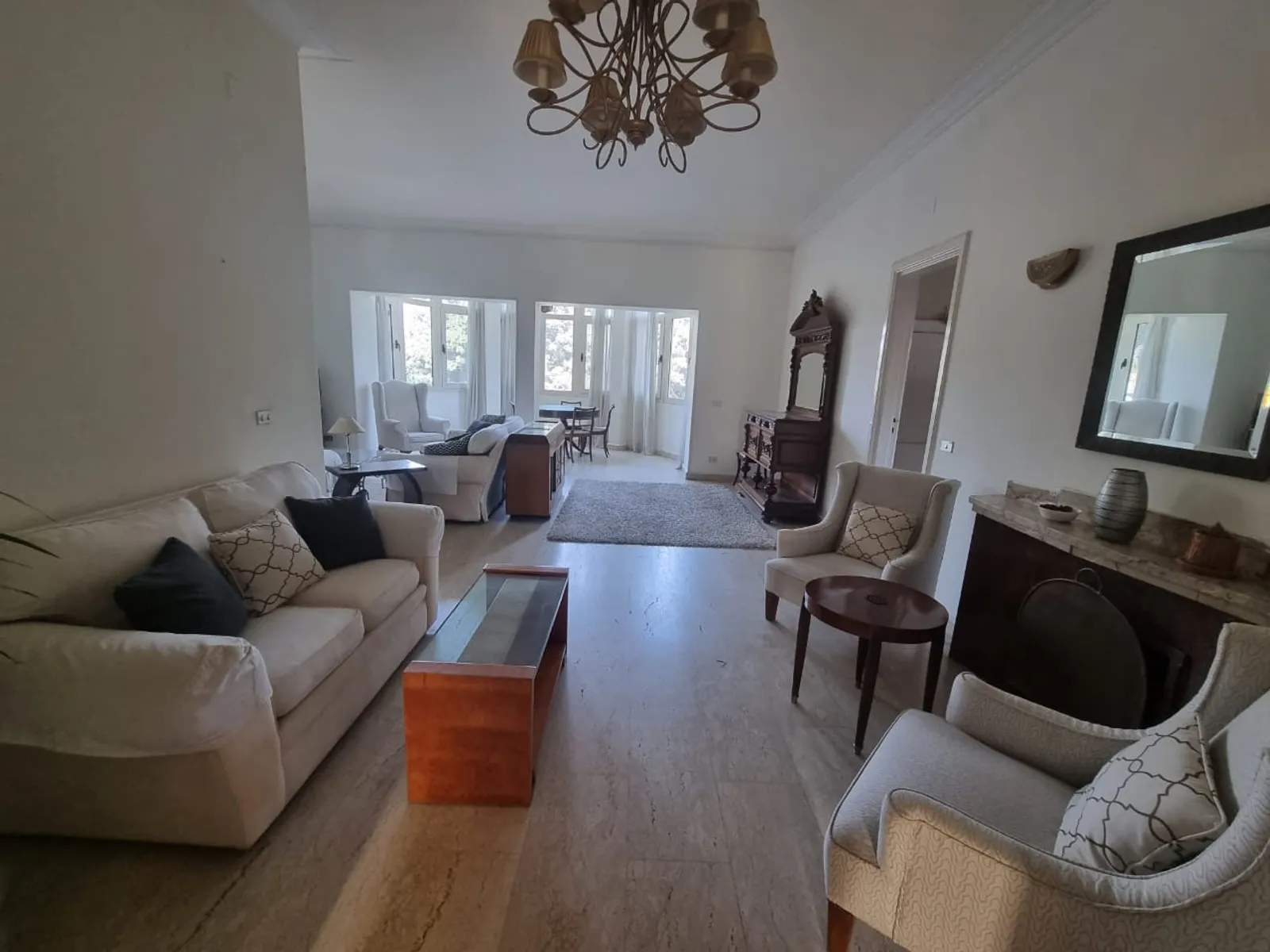 Apartments For Sale In Maadi Maadi Sarayat Area: 150 m² consists of 2 Bedrooms 2 Bathrooms Modern furnished 5 stars #4150