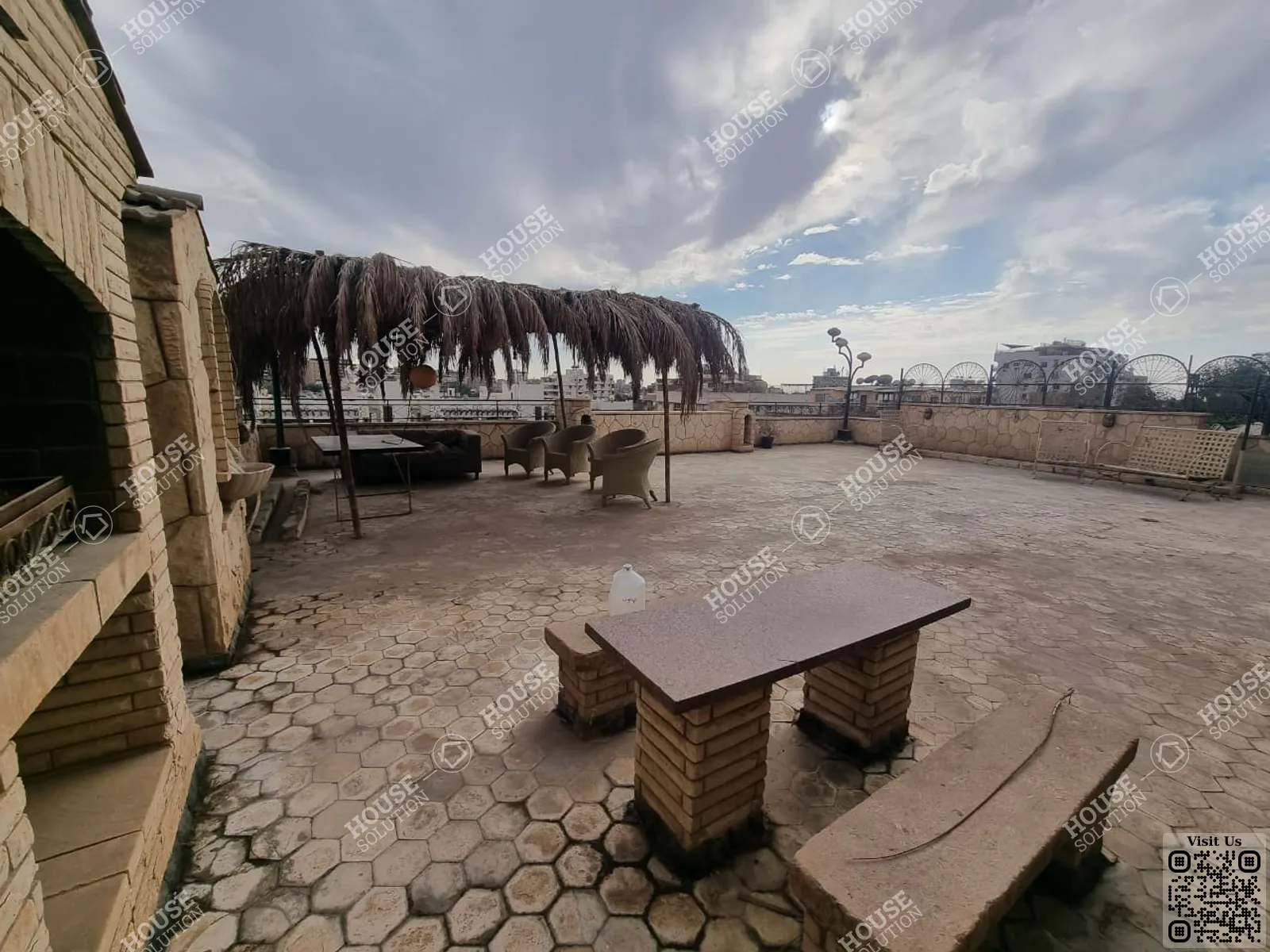 TERRACE  @ Penthouses For Rent In Maadi Maadi Degla Area: 140 m² consists of 2 Bedrooms 3 Bathrooms Modern furnished 5 stars #4158-0