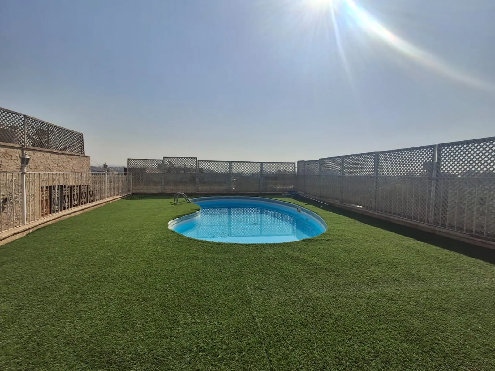 PRIVATE SWIMMING POOL  @ Penthouses For Rent In Maadi Maadi Sarayat Area: 800 m² consists of 5 Bedrooms 5 Bathrooms Semi furnished 5 stars #4163-0