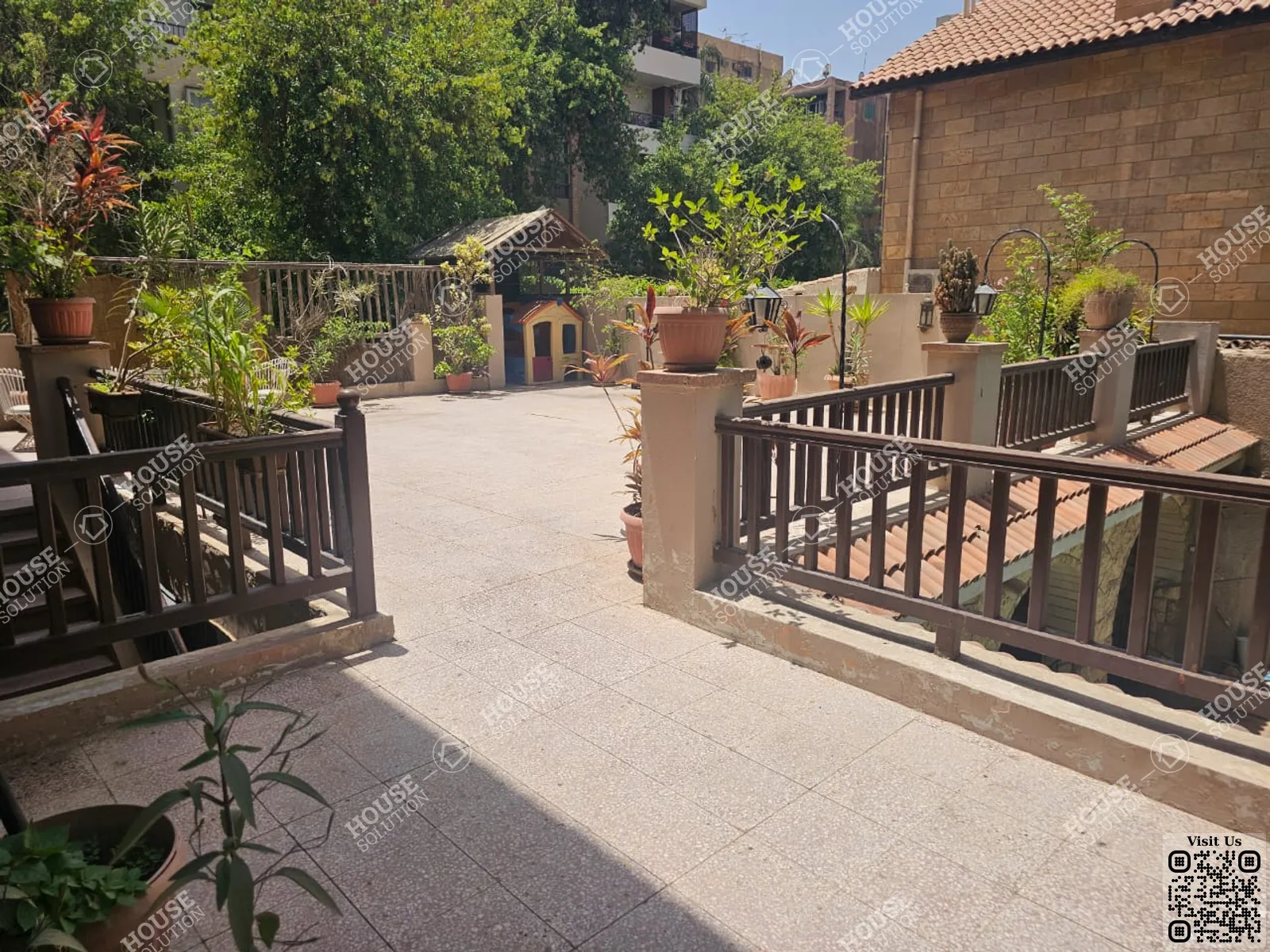 TERRACE  @ Villas For Rent In Maadi Maadi Sarayat Area: 480 m² consists of 4 Bedrooms 3 Bathrooms Semi furnished 5 stars #4164-2