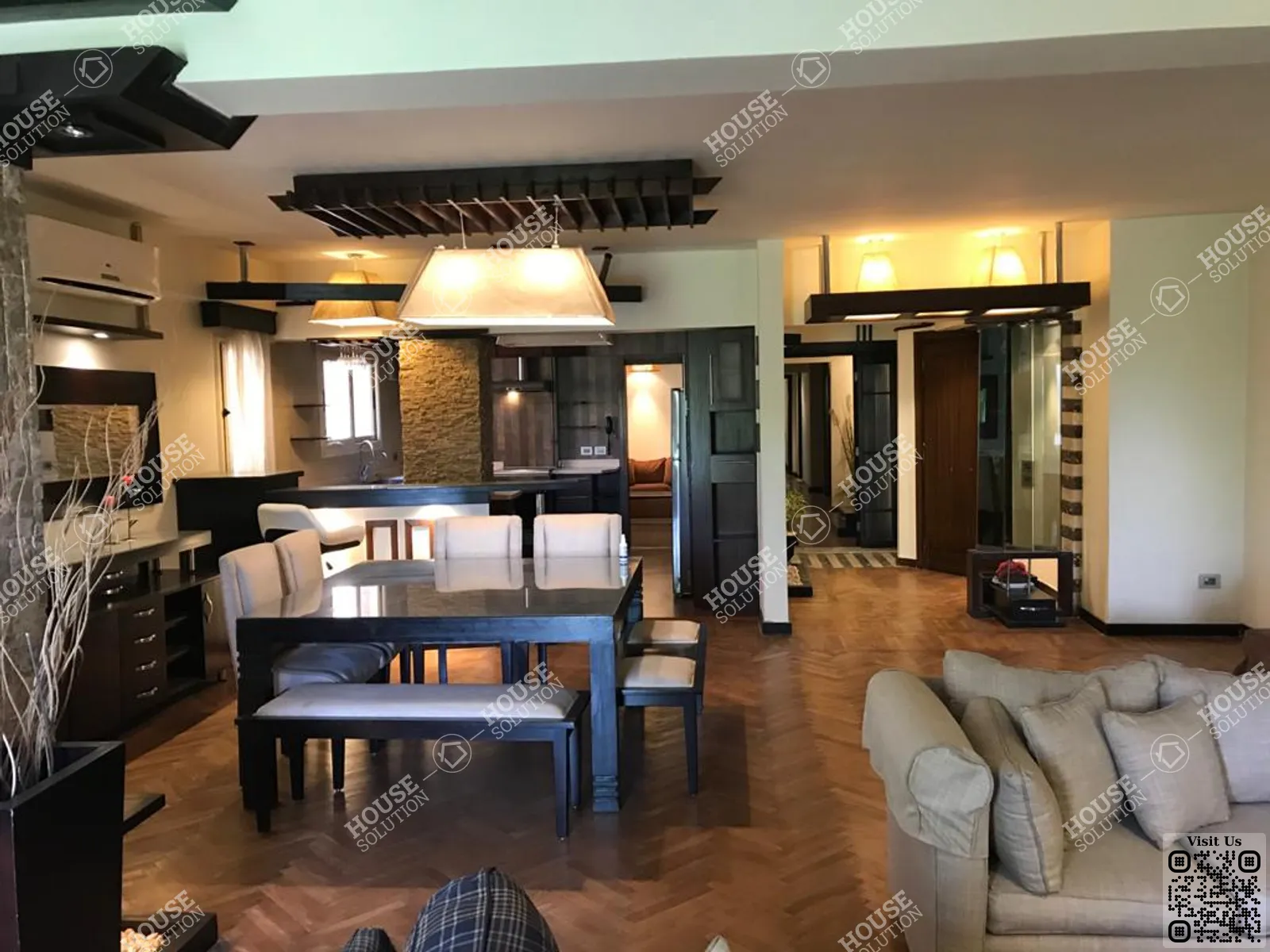 RECEPTION  @ Apartments For Rent In Maadi Maadi Degla Area: 230 m² consists of 3 Bedrooms 2 Bathrooms Modern furnished 5 stars #4190-2