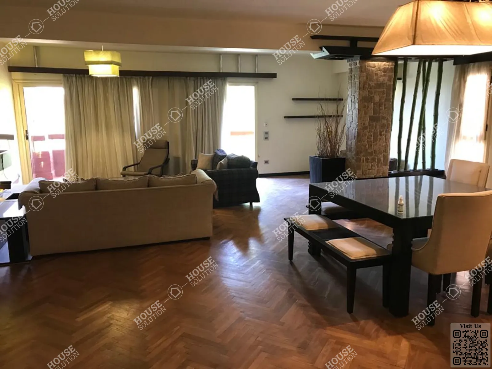 RECEPTION  @ Apartments For Rent In Maadi Maadi Degla Area: 230 m² consists of 3 Bedrooms 2 Bathrooms Modern furnished 5 stars #4190-0