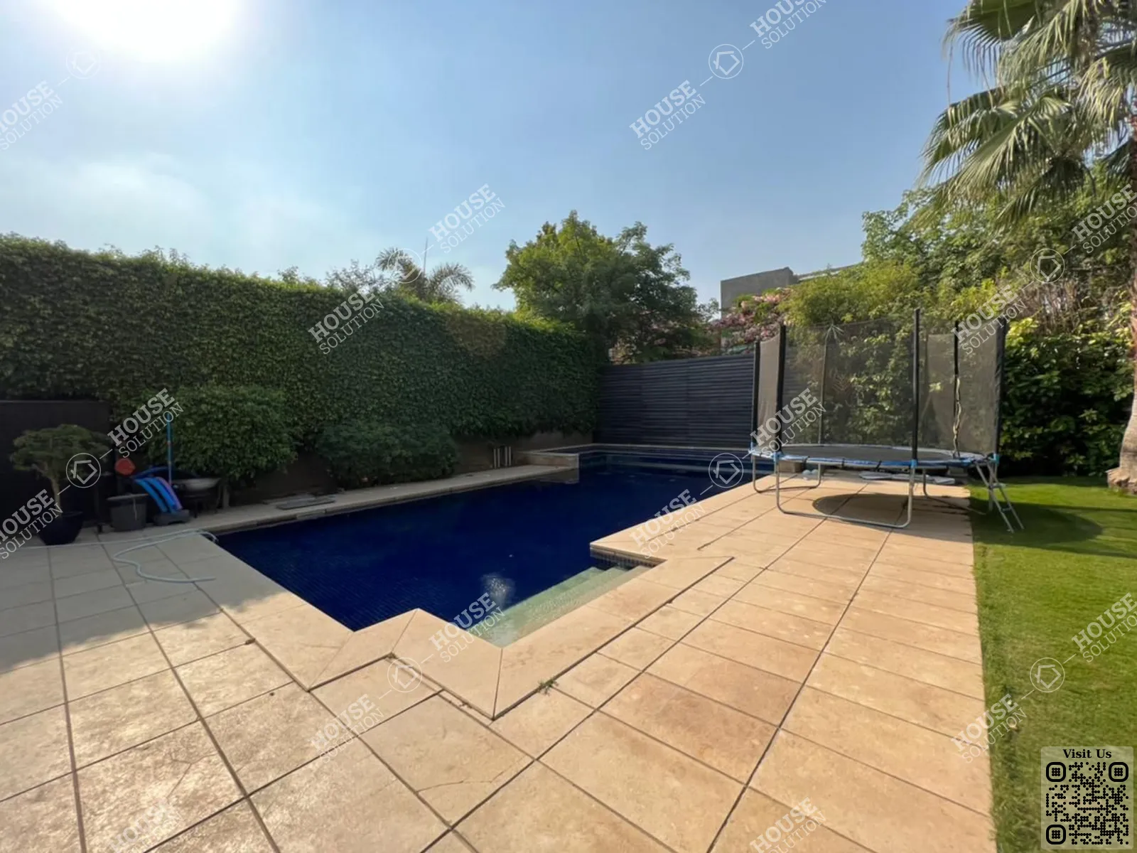 PRIVATE SWIMMING POOL  @ Villas For Rent In Katameya katameya Heights Area: 800 m² consists of 6 Bedrooms 6 Bathrooms Modern furnished 5 stars #4197-0