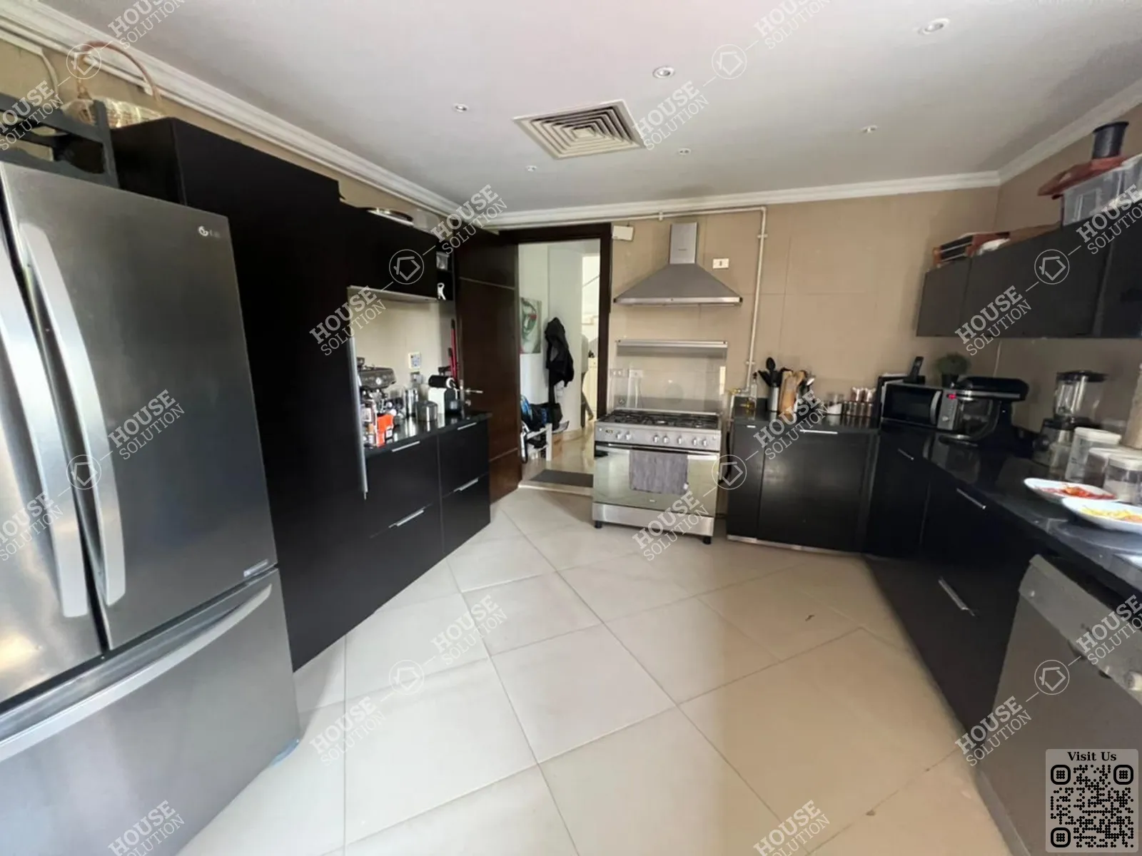 KITCHEN  @ Villas For Rent In Katameya katameya Heights Area: 800 m² consists of 6 Bedrooms 6 Bathrooms Modern furnished 5 stars #4197-2