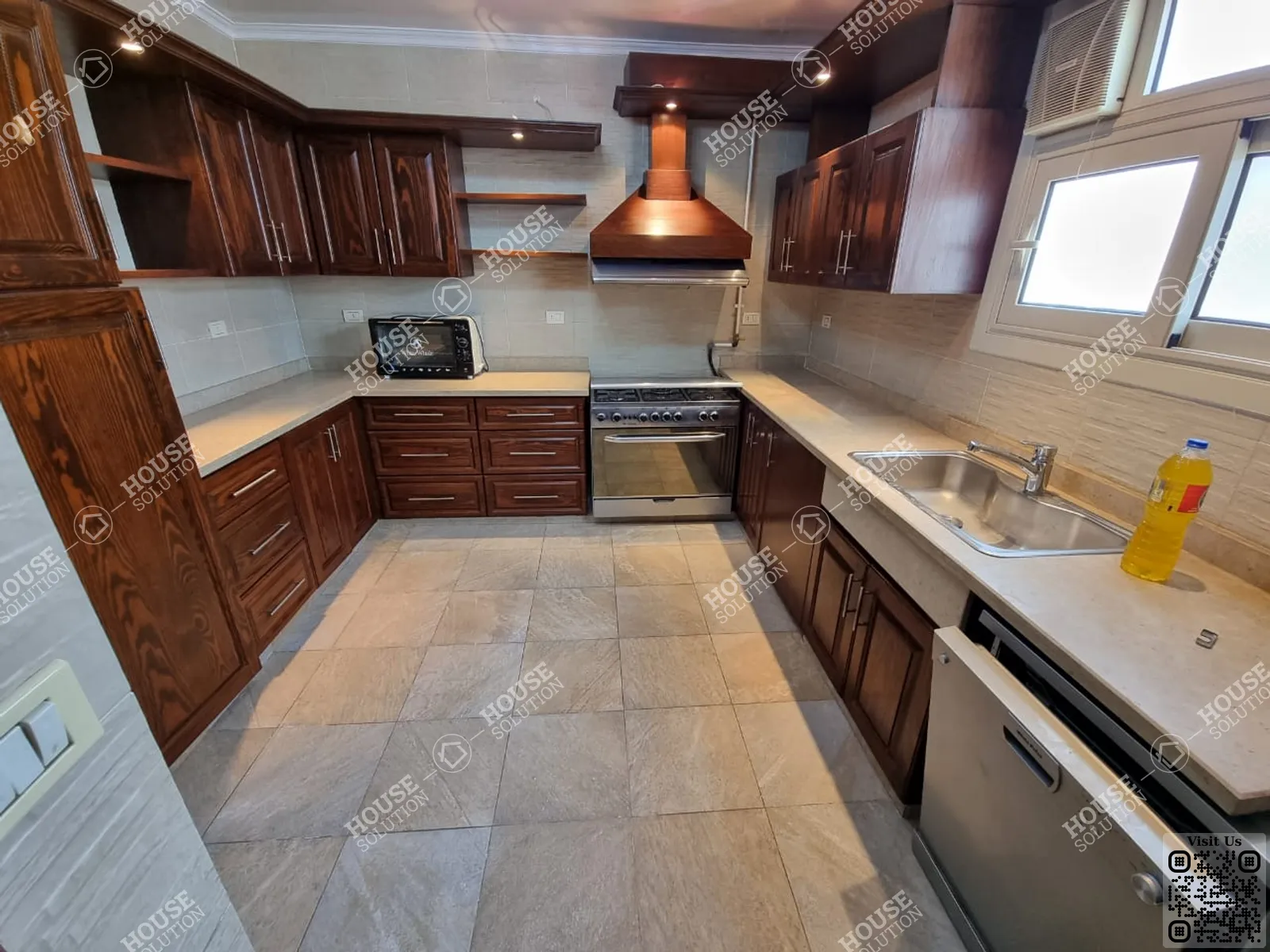 KITCHEN  @ Penthouses For Rent In Maadi Maadi Sarayat Area: 500 m² consists of 4 Bedrooms 5 Bathrooms Furnished 5 stars #4214-1