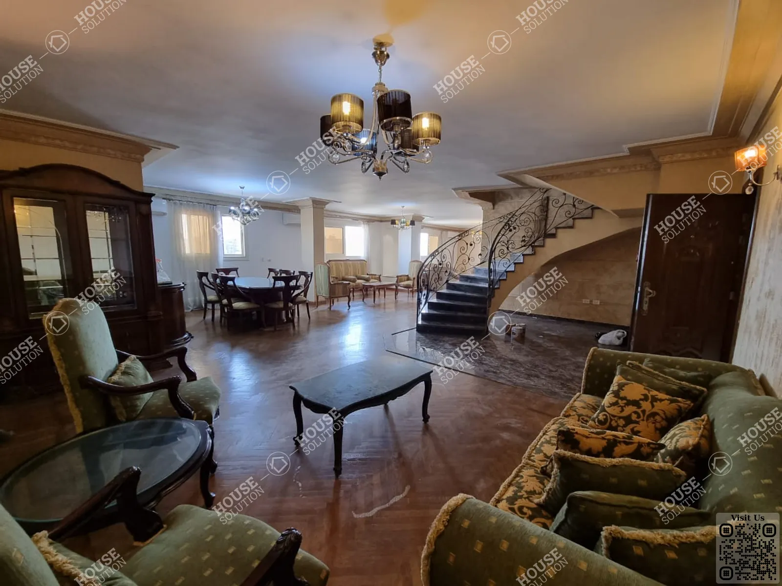 RECEPTION  @ Penthouses For Rent In Maadi Maadi Sarayat Area: 500 m² consists of 4 Bedrooms 5 Bathrooms Furnished 5 stars #4214-0