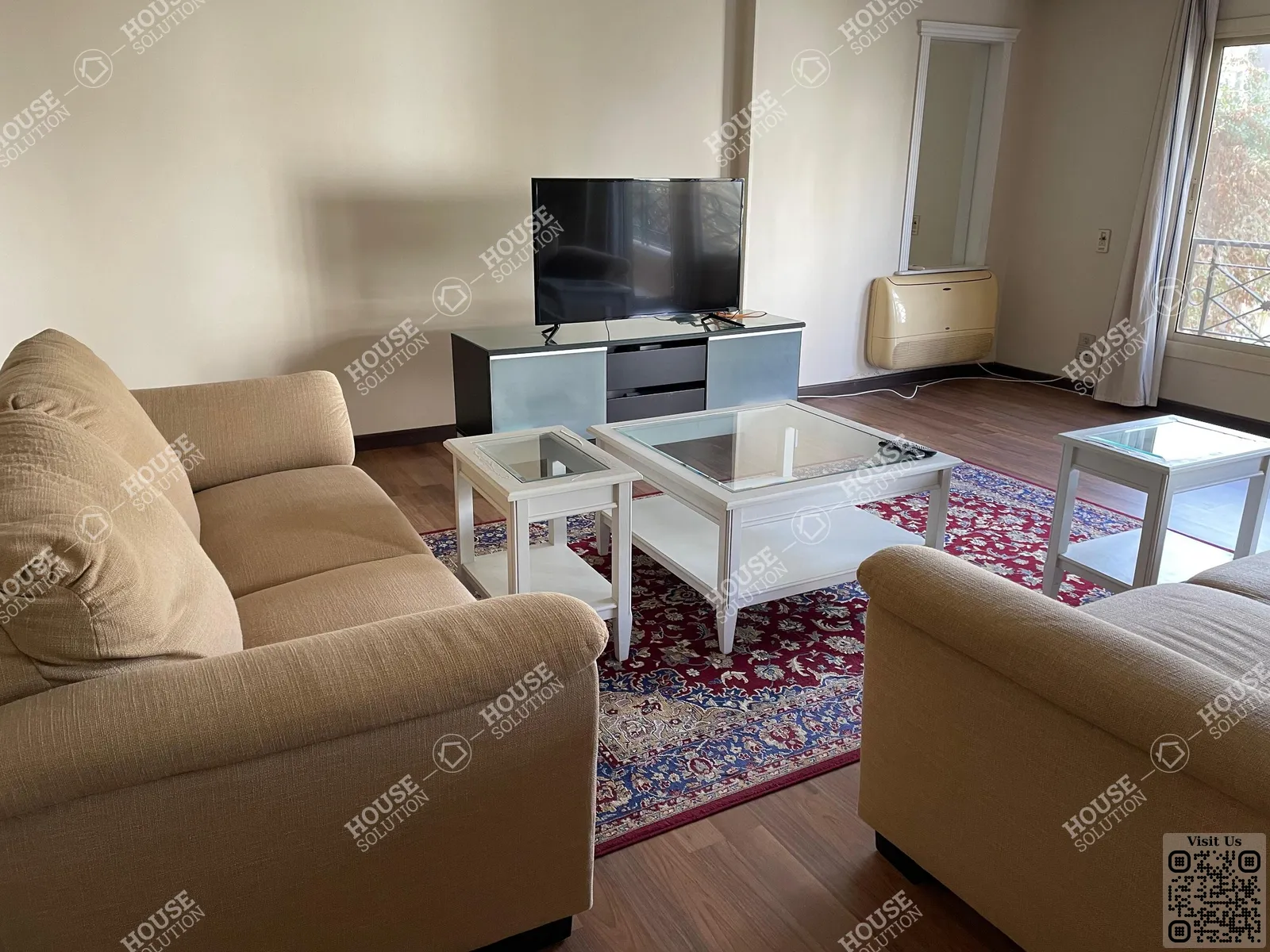 LIVING AREA @ Apartments For Rent In Maadi Maadi Sarayat Area: 240 m² consists of 4 Bedrooms 3 Bathrooms Modern furnished 5 stars #4217-2