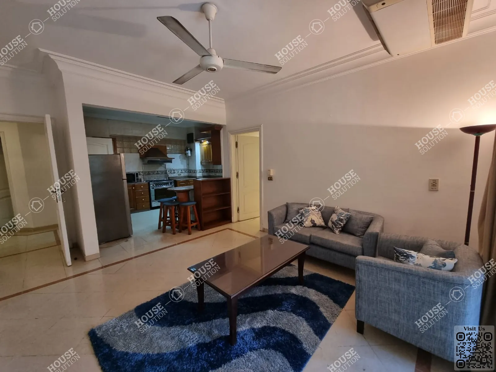 LIVING AREA  @ Apartments For Rent In Maadi Maadi Sarayat Area: 180 m² consists of 3 Bedrooms 3 Bathrooms Furnished 5 stars #4235-2