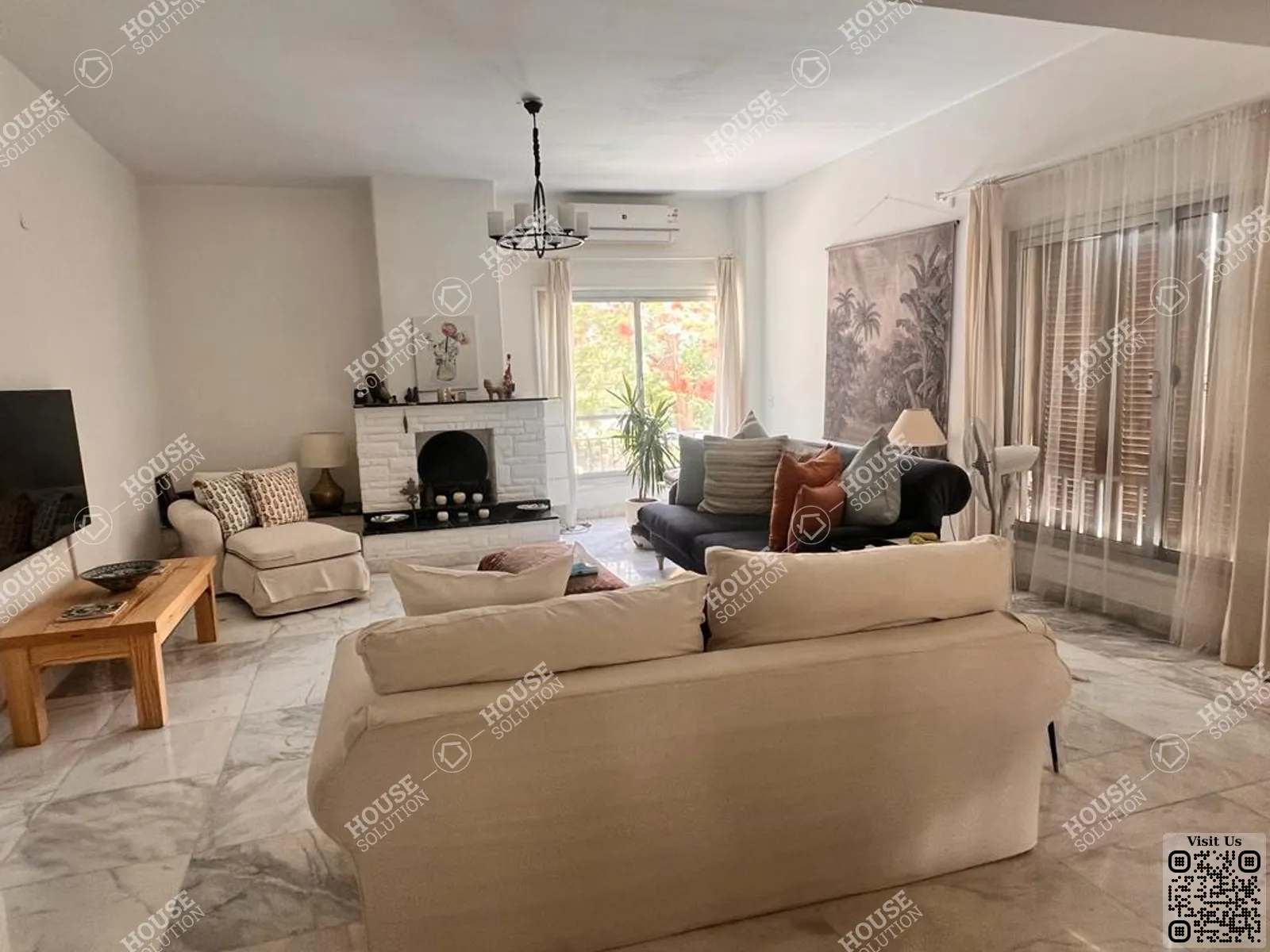 RECEPTION  @ Apartments For Rent In Maadi Maadi Sarayat Area: 300 m² consists of 3 Bedrooms 3 Bathrooms Modern furnished 5 stars #4240-0