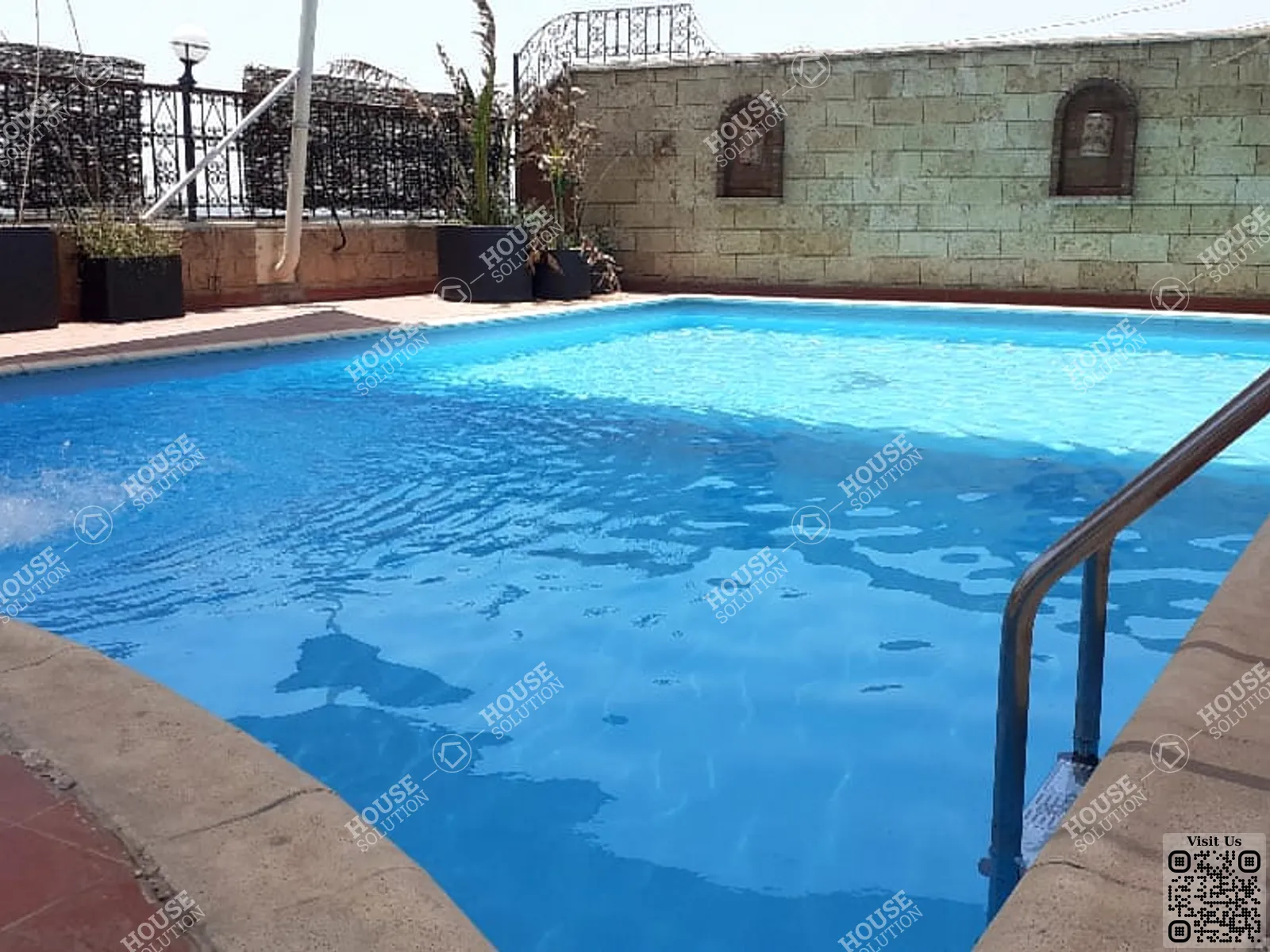 PRIVATE SWIMMING POOL  @ Penthouses For Rent In Maadi Maadi Degla Area: 450 m² consists of 4 Bedrooms 4 Bathrooms Semi furnished 5 stars #4248-0