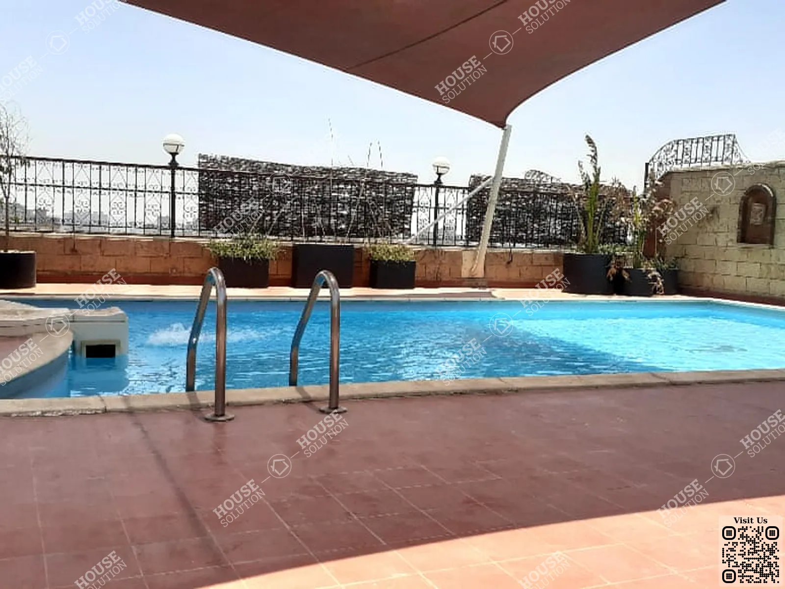 PRIVATE SWIMMING POOL  @ Penthouses For Rent In Maadi Maadi Degla Area: 450 m² consists of 4 Bedrooms 4 Bathrooms Semi furnished 5 stars #4248-2