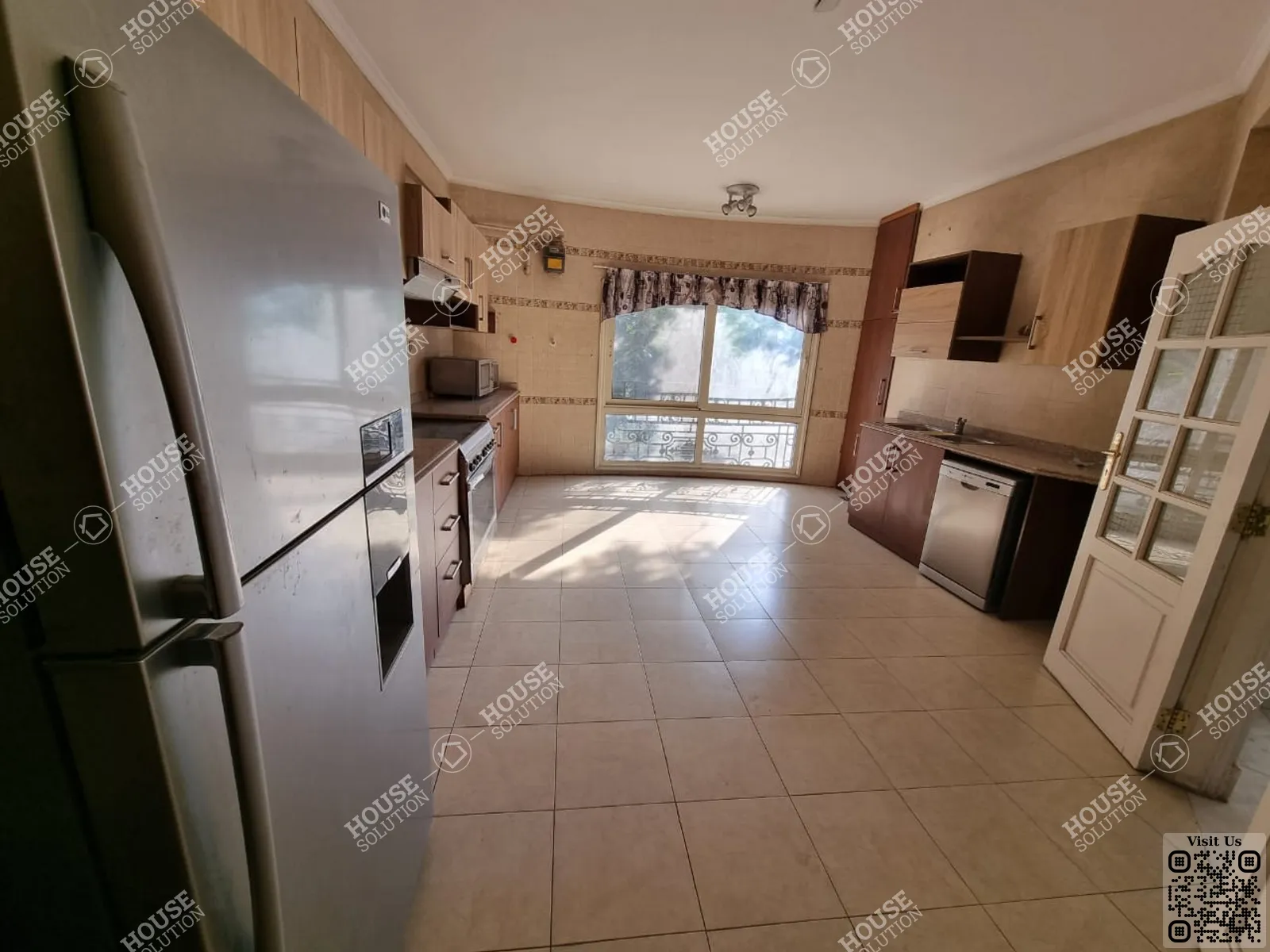 KITCHEN  @ Apartments For Rent In Maadi Maadi Sarayat Area: 300 m² consists of 5 Bedrooms 5 Bathrooms Semi furnished 5 stars #4311-2