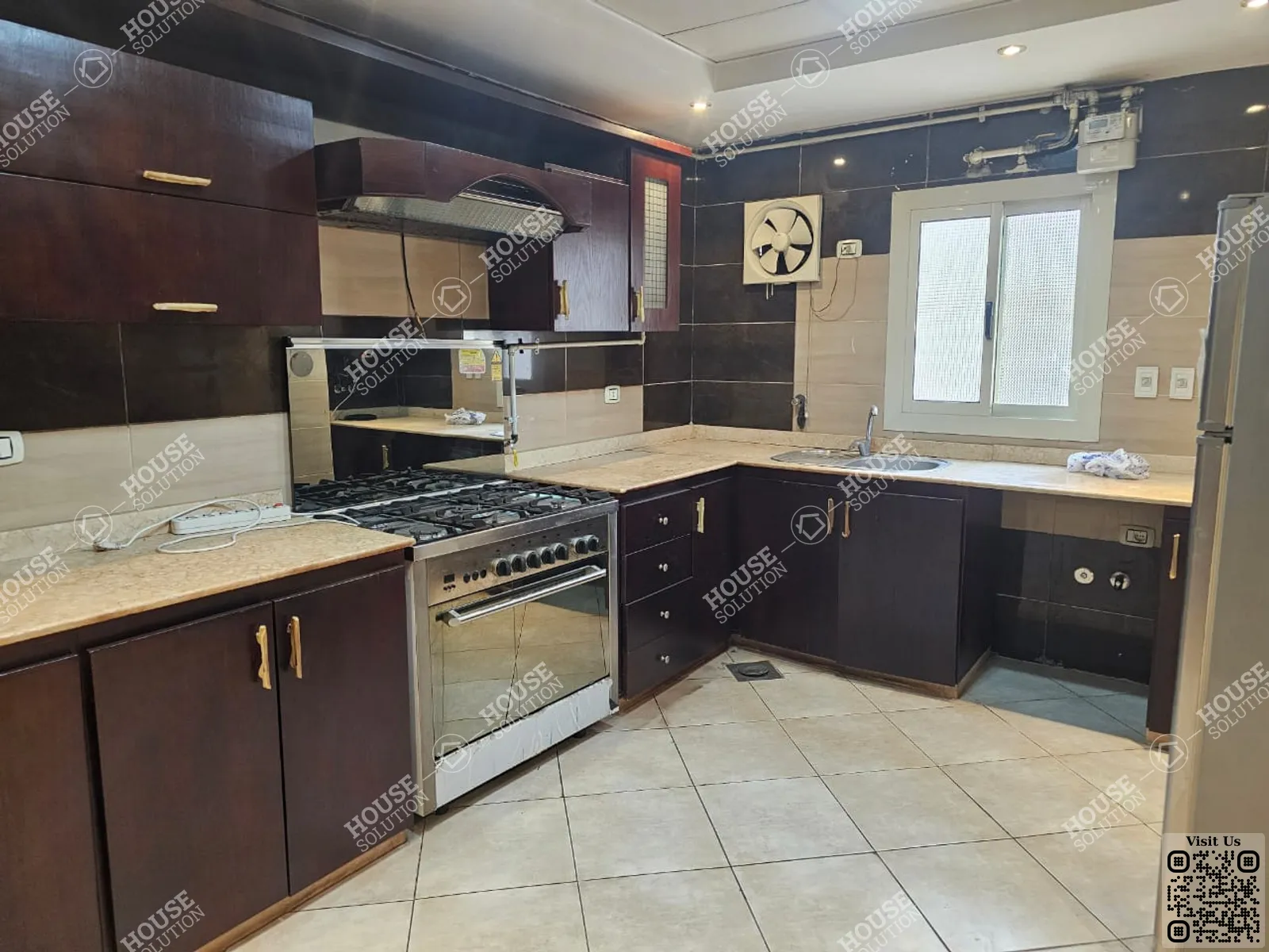KITCHEN  @ Apartments For Rent In Maadi Maadi Degla Area: 180 m² consists of 3 Bedrooms 3 Bathrooms Modern furnished 5 stars #4319-1