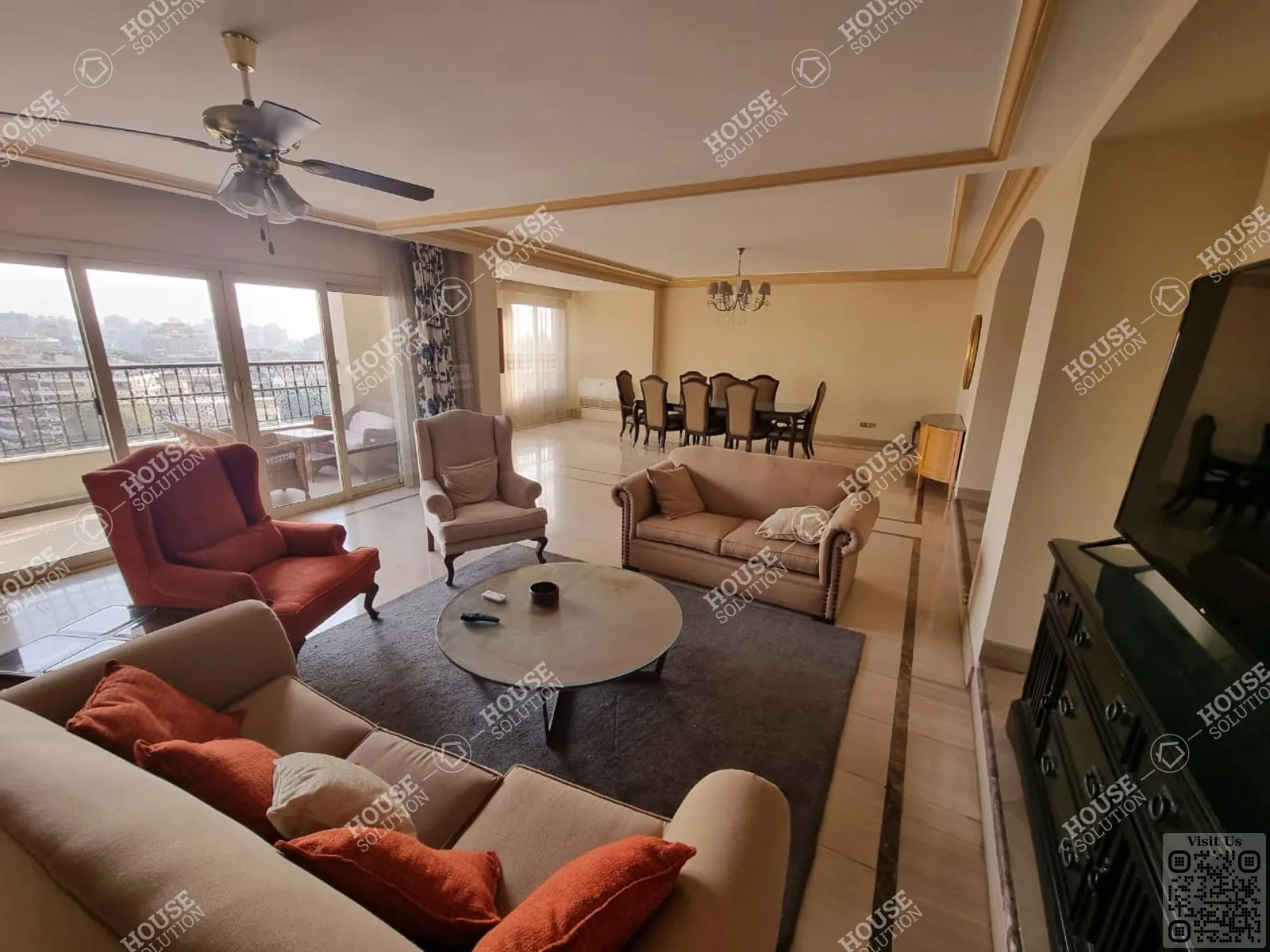 RECEPTION  @ Apartments For Rent In Maadi Maadi Degla Area: 260 m² consists of 3 Bedrooms 3 Bathrooms Modern furnished 5 stars #4327-0