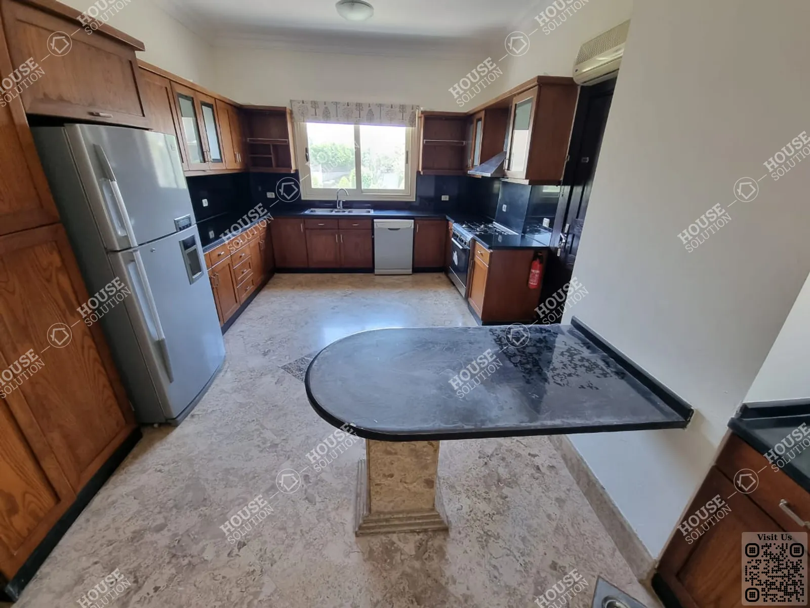 KITCHEN  @ Villas For Rent In Katameya katameya Heights Area: 650 m² consists of 6 Bedrooms 8 Bathrooms Semi furnished 5 stars #4372-2