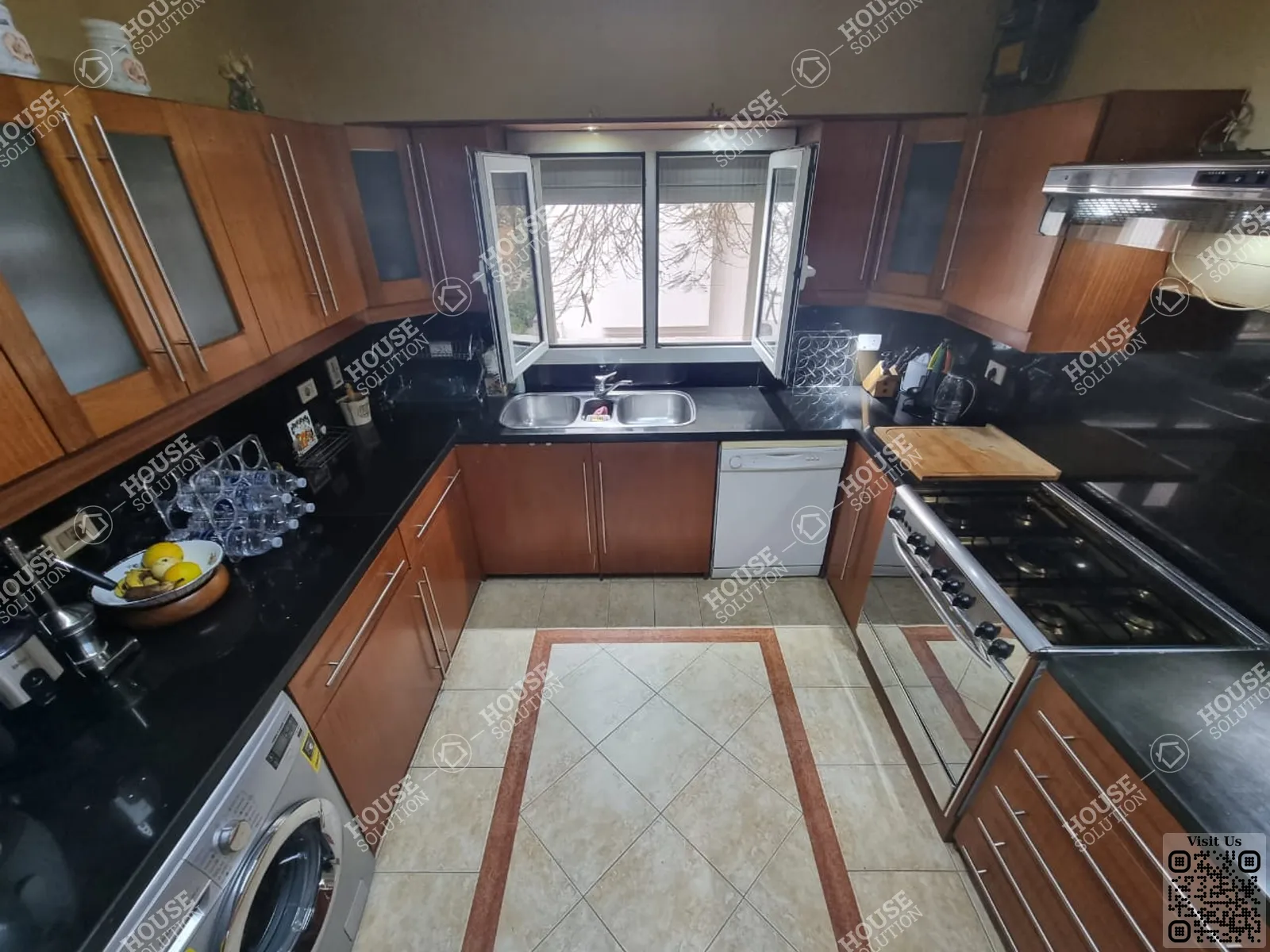 KITCHEN  @ Duplexes For Rent In Maadi Maadi Degla Area: 360 m² consists of 5 Bedrooms 4 Bathrooms Furnished 5 stars #4383-1