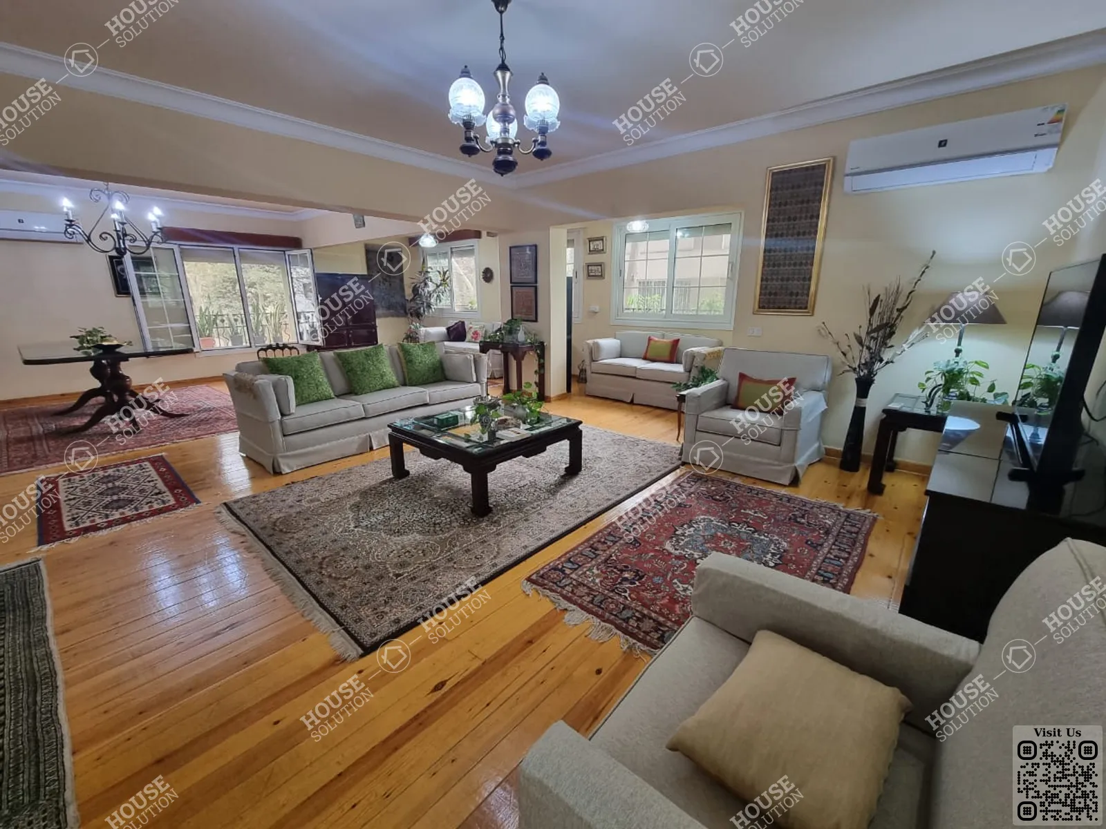 RECEPTION  @ Duplexes For Rent In Maadi Maadi Degla Area: 360 m² consists of 5 Bedrooms 4 Bathrooms Furnished 5 stars #4383-0