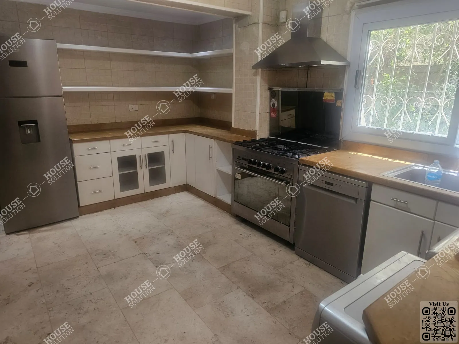 KITCHEN  @ Villas For Rent In Maadi Maadi Sarayat Area: 330 m² consists of 4 Bedrooms 3 Bathrooms Semi furnished 5 stars #4410-2