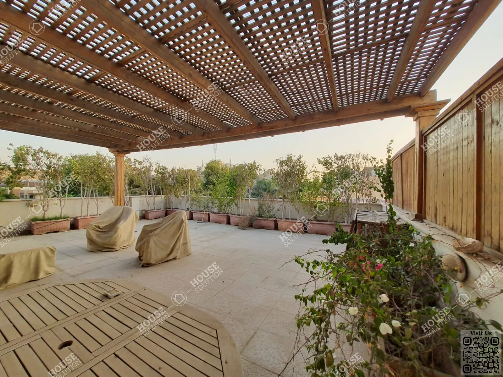 TERRACE  @ Penthouses For Rent In Maadi Maadi Sarayat Area: 350 m² consists of 5 Bedrooms 5 Bathrooms Modern furnished 5 stars #4486-1
