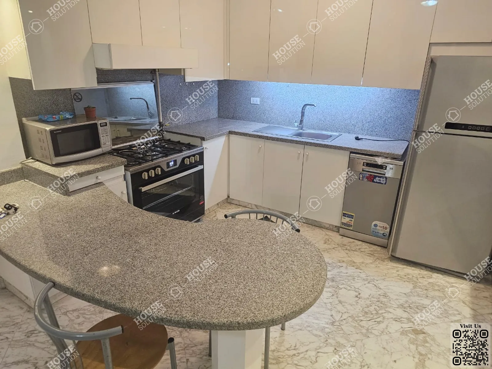 مطبخ	 @ شقق للإيجار في المعادي دجله المعادي مساحة: 220 م² تتكون من 3 غرفة 2 حمام مفروش مودرن 5 نجوم #4522-1