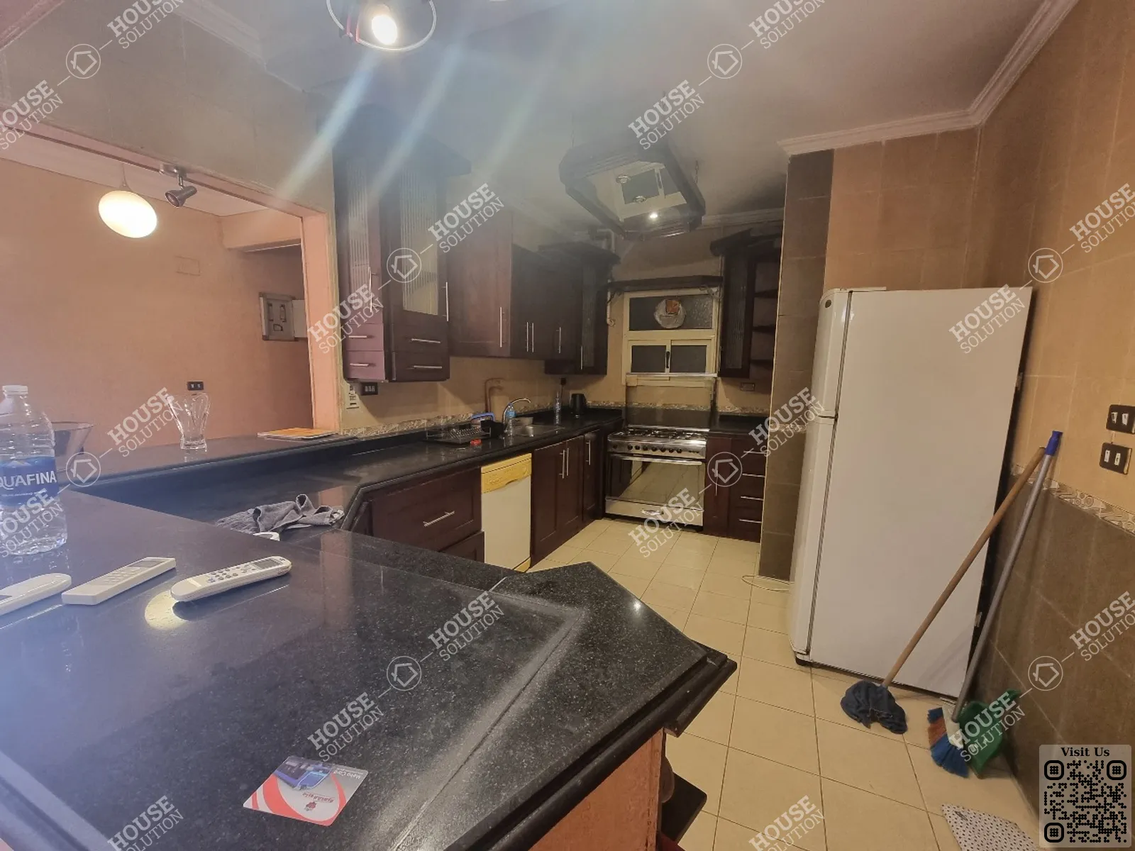 KITCHEN  @ Apartments For Rent In Maadi Maadi Sarayat Area: 160 m² consists of 2 Bedrooms 2 Bathrooms Modern furnished 5 stars #4534-2