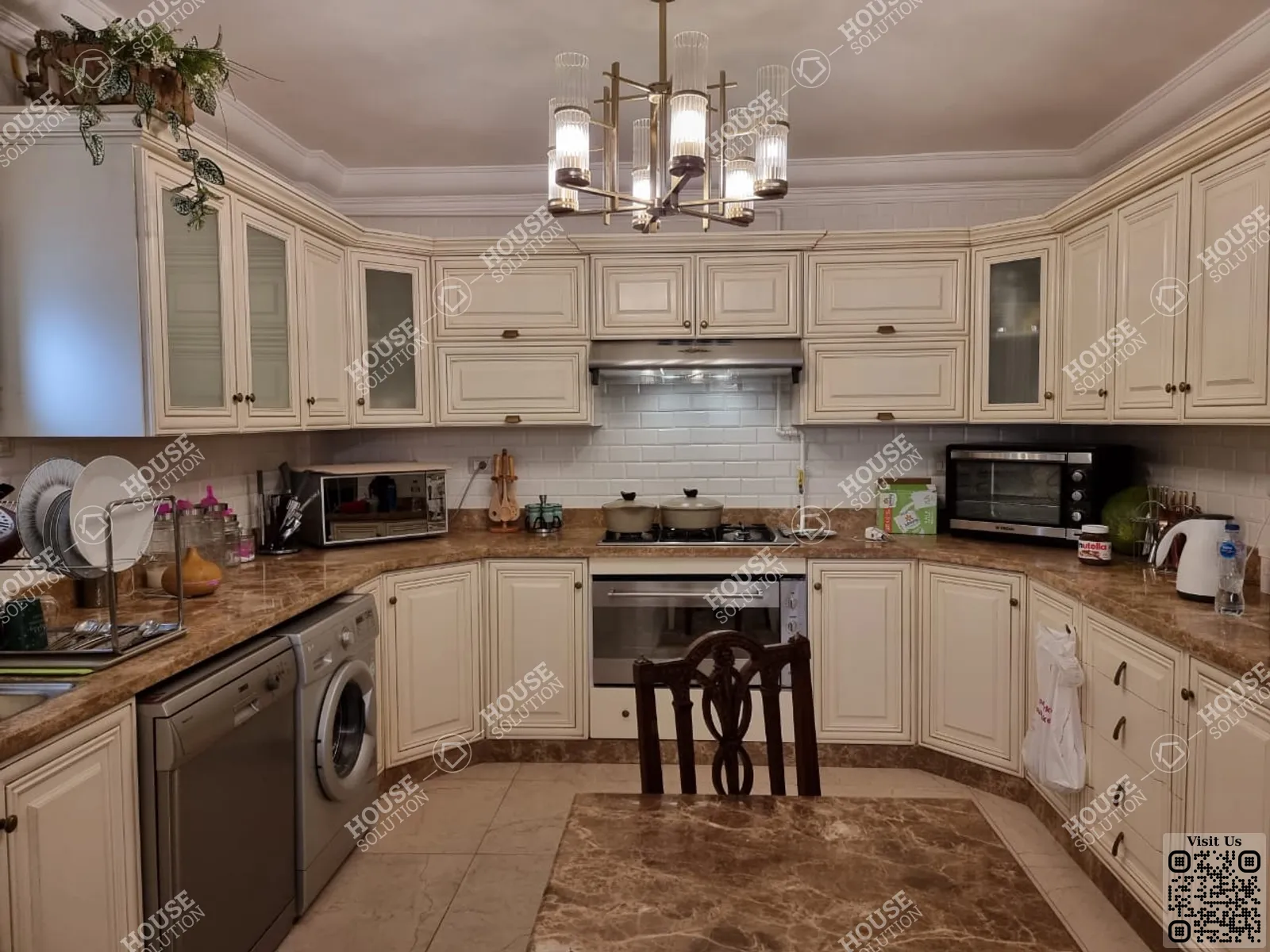 KITCHEN  @ Ground Floors For Rent In Maadi Maadi Sarayat Area: 500 m² consists of 5 Bedrooms 5 Bathrooms Modern furnished 5 stars #4542-2