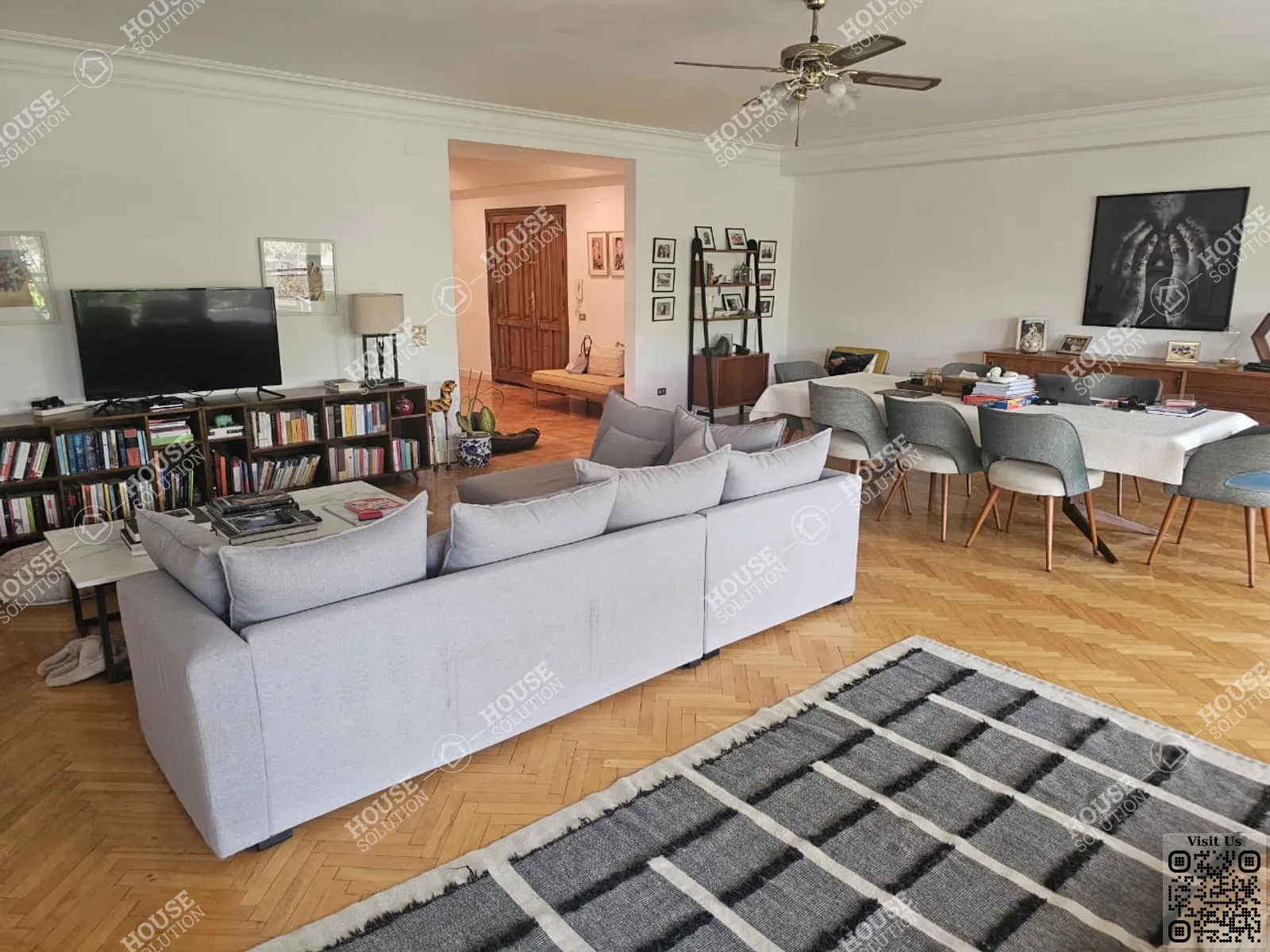 RECEPTION  @ Apartments For Rent In Maadi Maadi Sarayat Area: 300 m² consists of 4 Bedrooms 3 Bathrooms Furnished 5 stars #4552-0