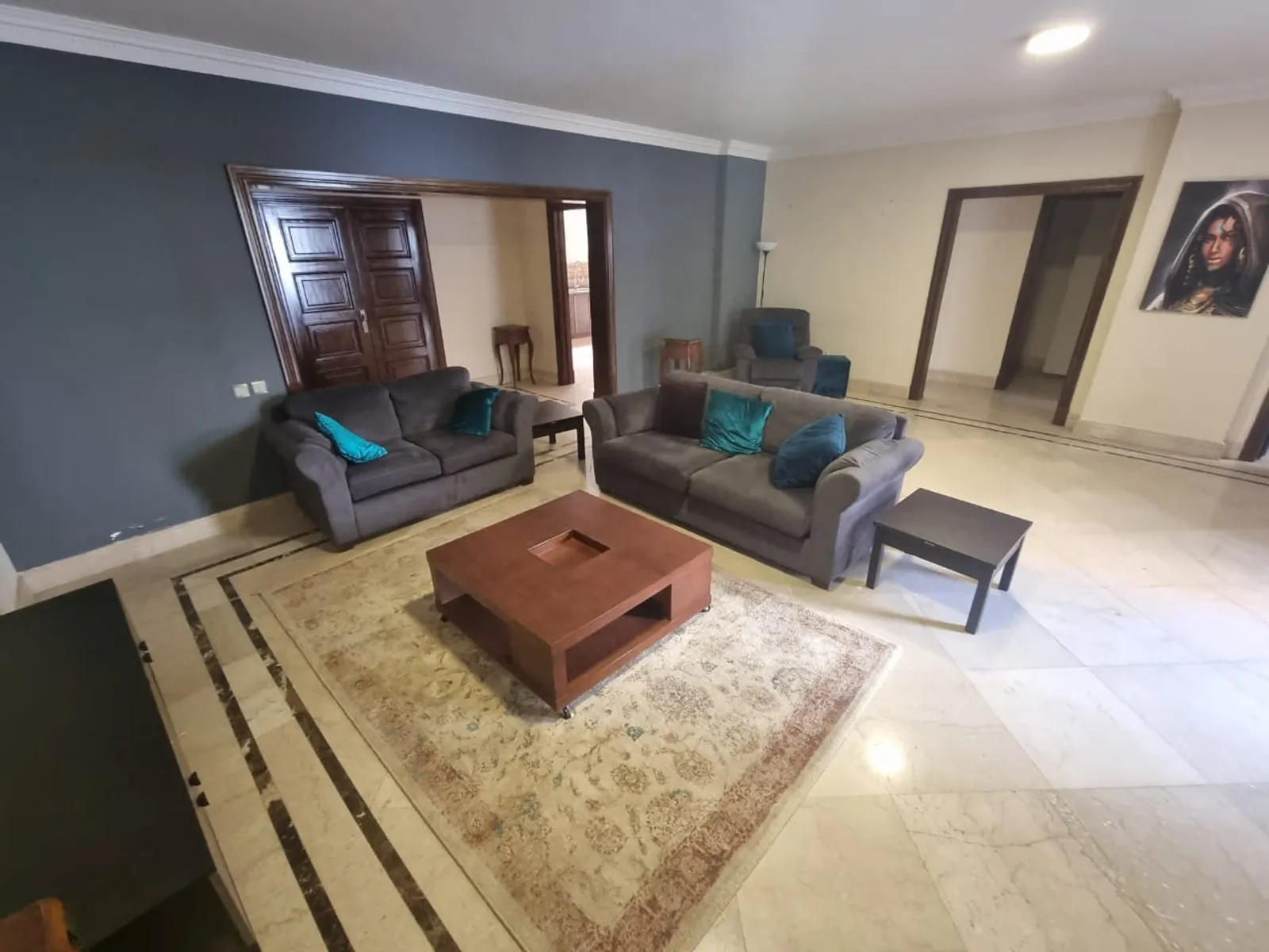 Ground Floors For Sale In Maadi Maadi Sarayat Area: 300 m² consists of 4 Bedrooms 3 Bathrooms Modern furnished 5 stars #4590