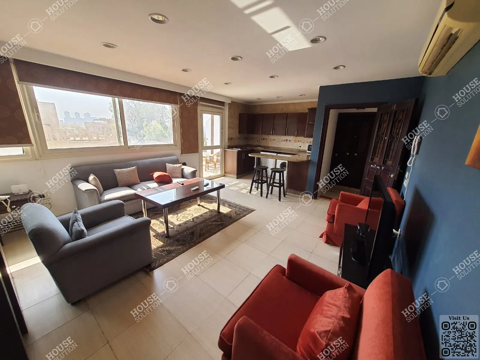 RECEPTION  @ Studios For Rent In Maadi Maadi Degla Area: 90 m² consists of 1 Bedrooms 2 Bathrooms Modern furnished 3 stars #4630-2