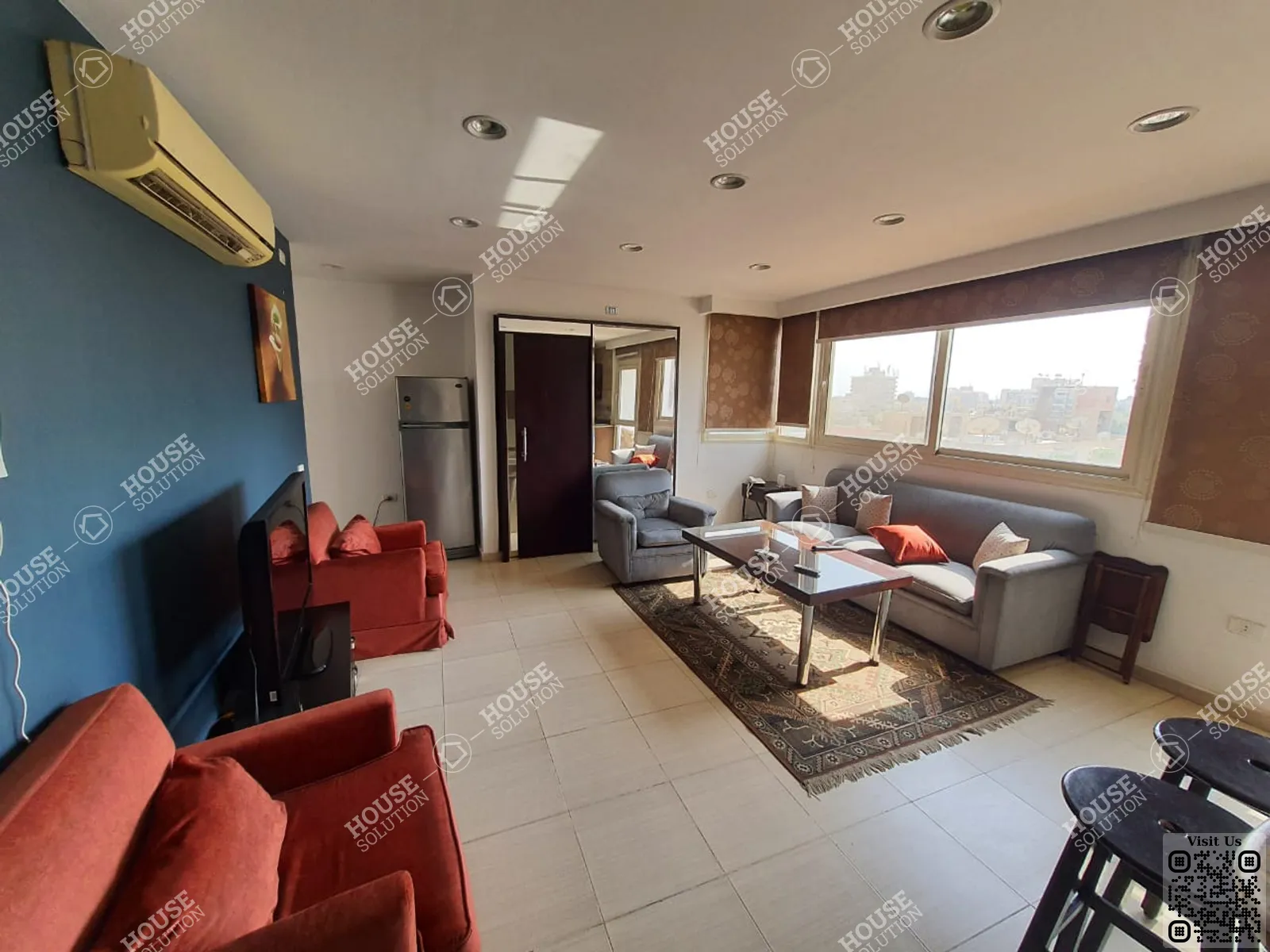 RECEPTION  @ Studios For Rent In Maadi Maadi Degla Area: 90 m² consists of 1 Bedrooms 2 Bathrooms Modern furnished 3 stars #4630-1